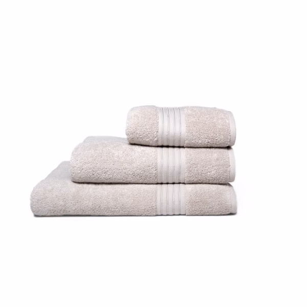 Soft Touch 710gsm 100% Combed Cotton Pile Towel - Oyster