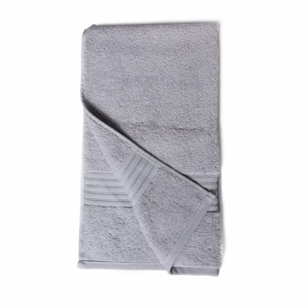 Soft Touch 710gsm 100% Combed Cotton Pile Towel - Silver