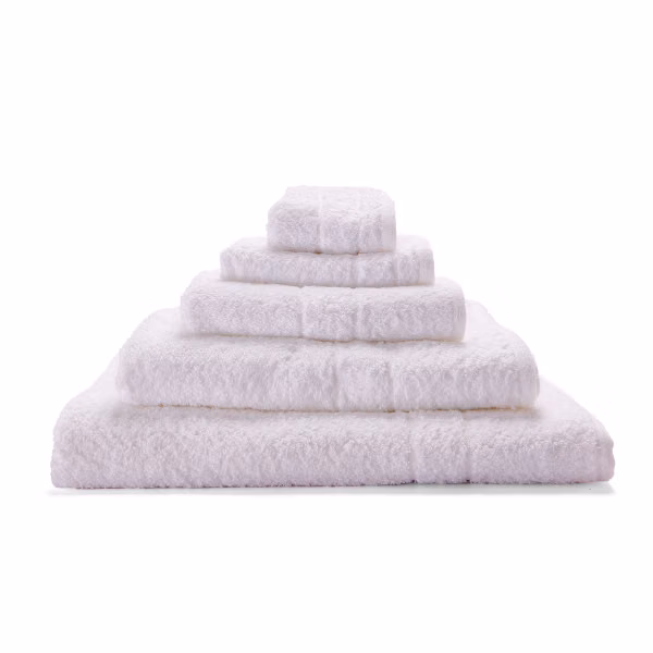 Marathon Platinum 610gsm 100% Combed Cotton Pile Towel - White