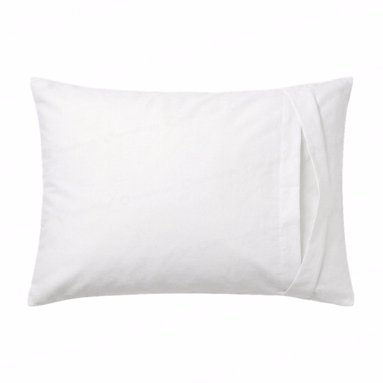 Serene 200TC 100% Cotton Pillowcase - White - Pack of 2