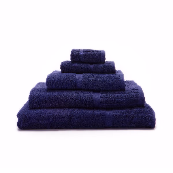 Galleon 100% Two-Ply RS Cotton Towel - Navy