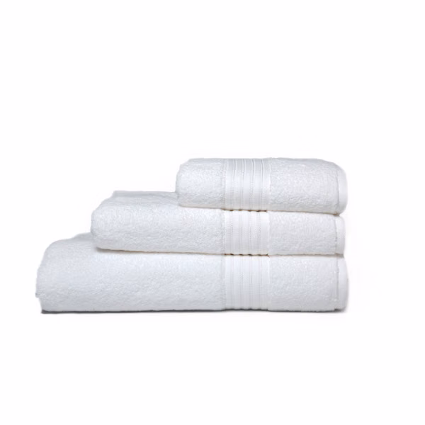 Soft Touch 710gsm 100% Combed Cotton Pile Towel - White
