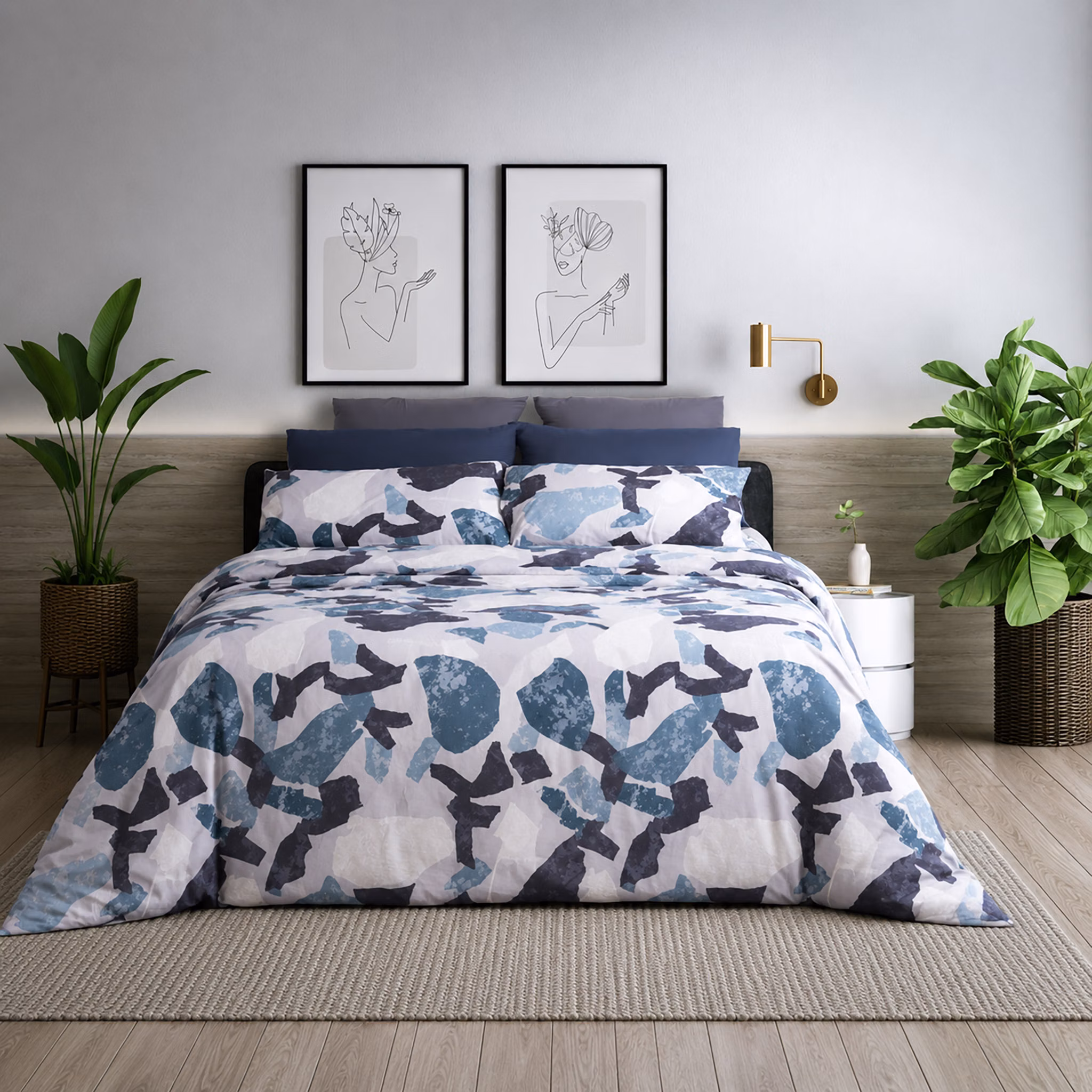 Pierre Cardin Comforter Set - Tayen Blue