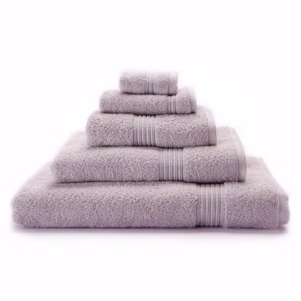Imperial Zero Twist Yarn Towel - Silver