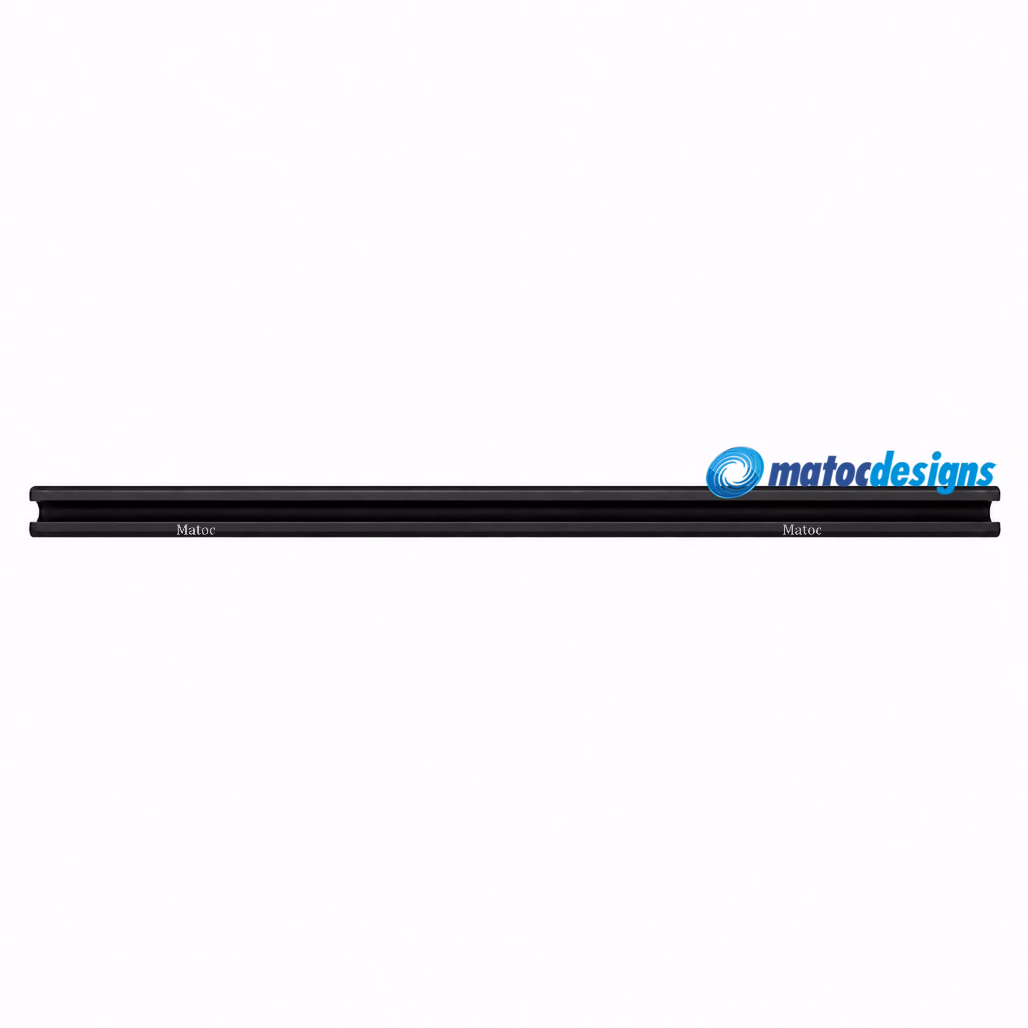 C-Track Curtain Rail - Black