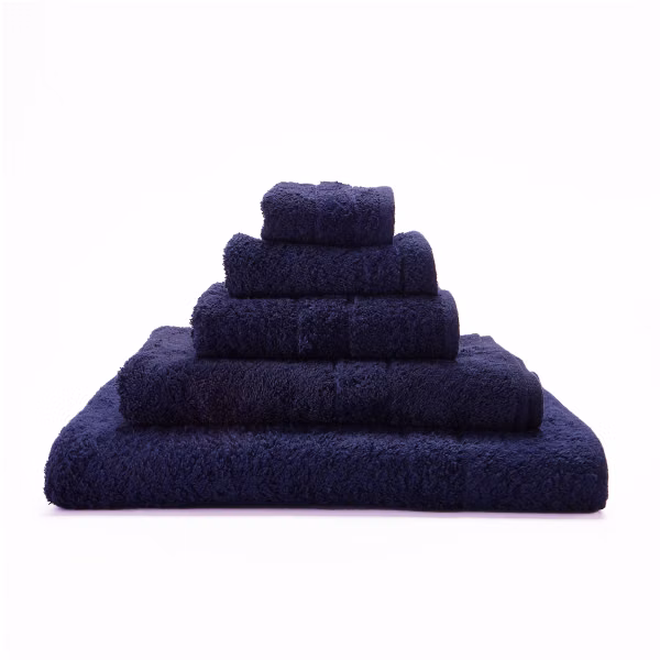 Marathon Platinum 610gsm 100% Combed Cotton Pile Towel - Navy