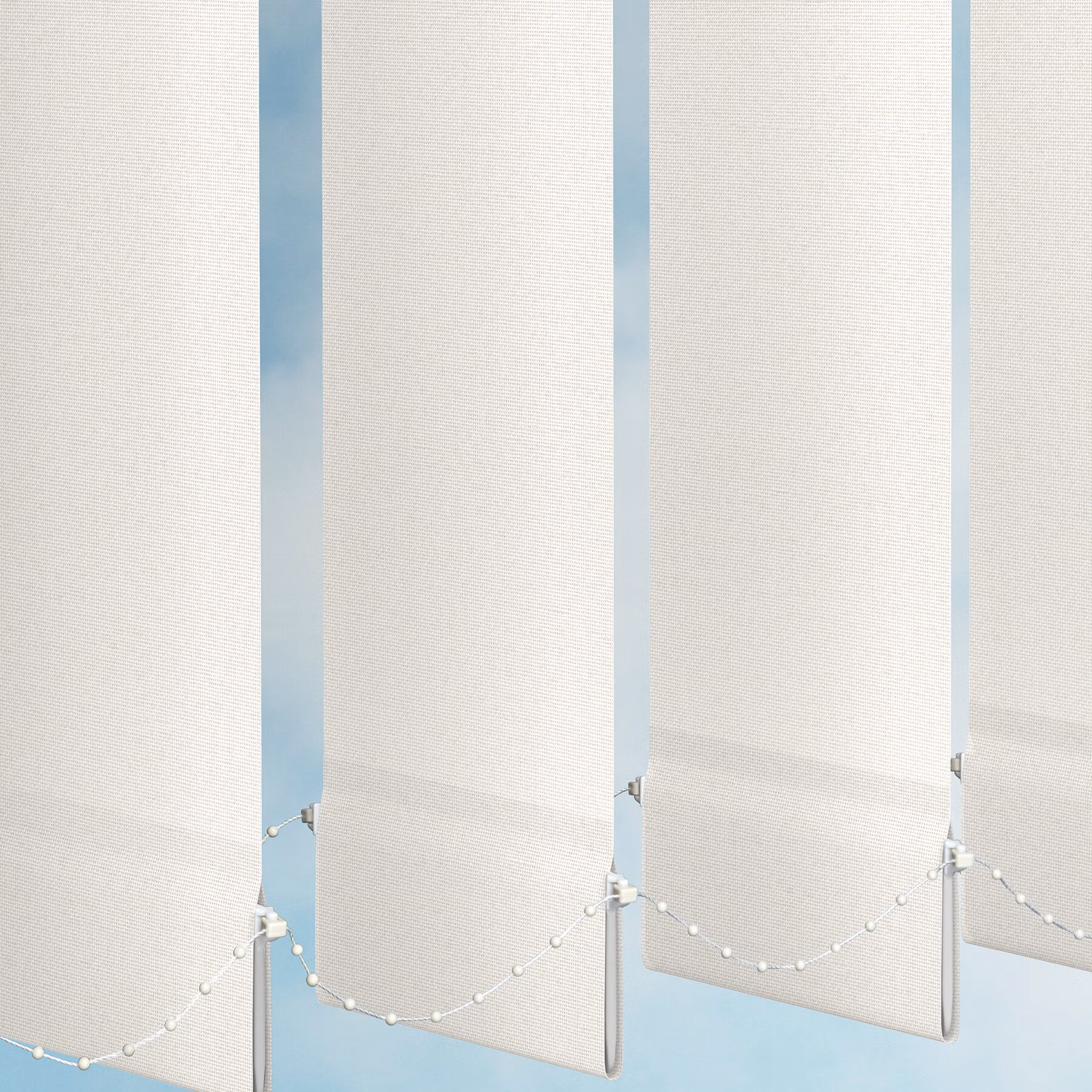 Vertical Blind - Rayon White