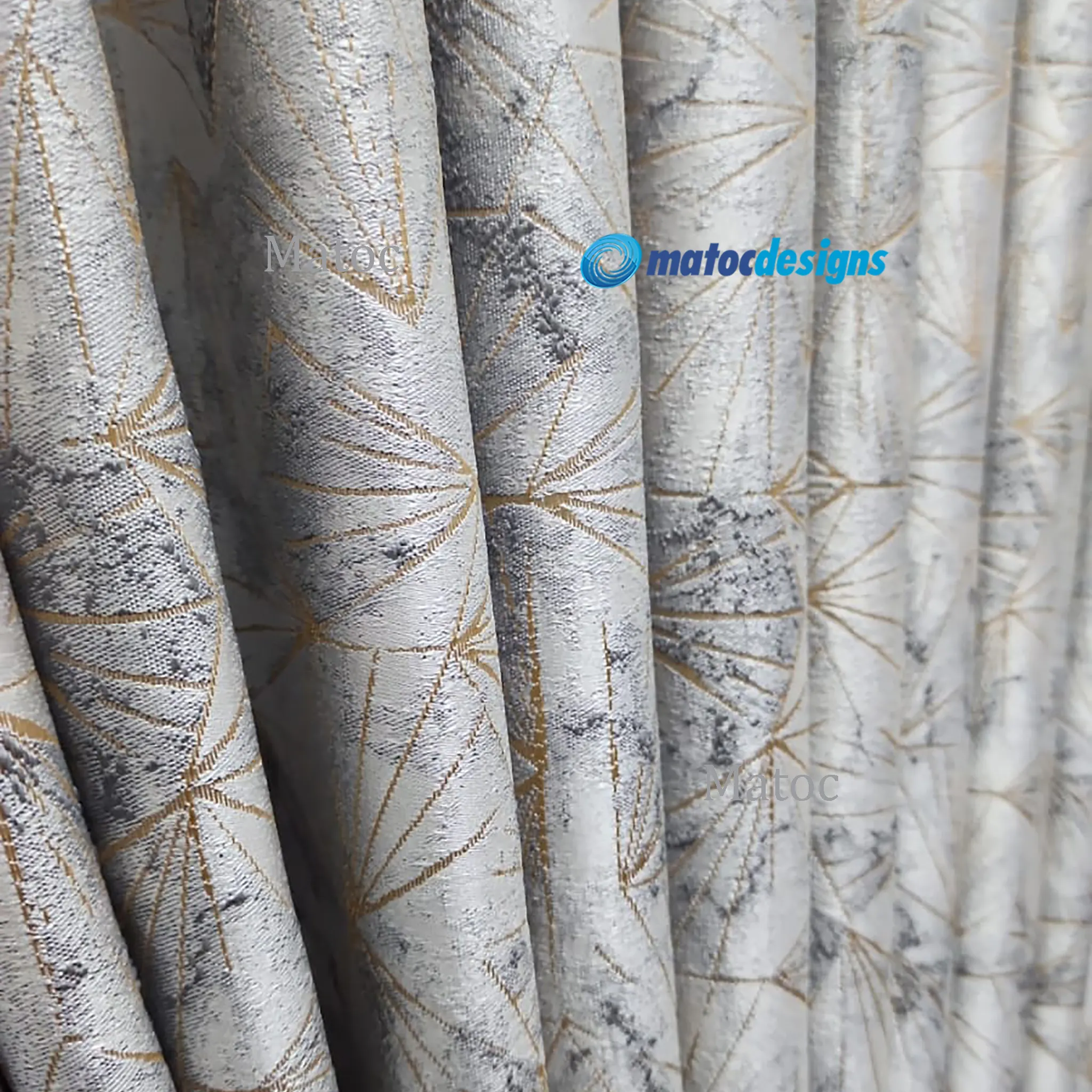 Jacquard Grace Grey - 280cm Wide