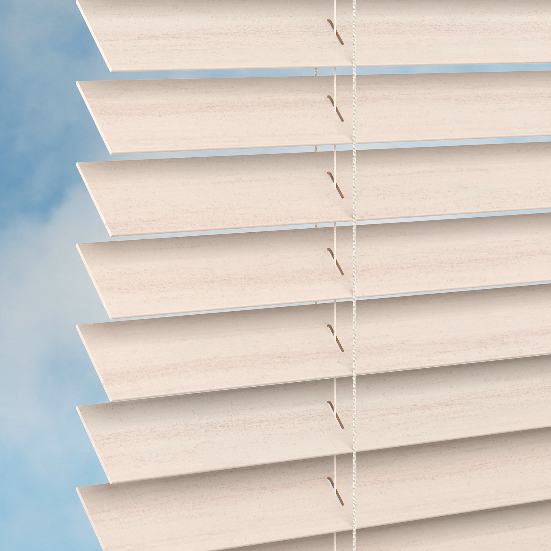 50mm Basswood Venetian Blind - Bold Stone