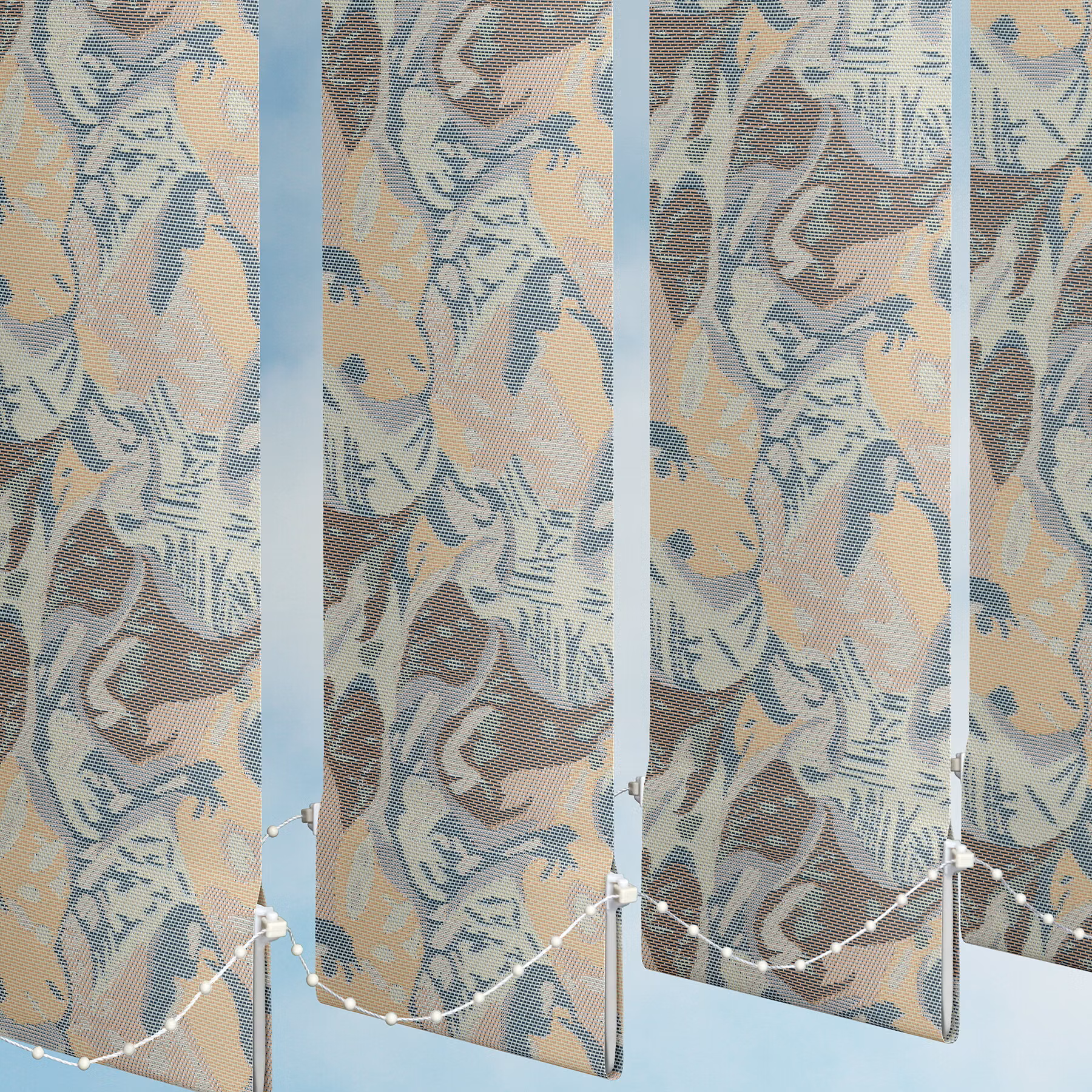 127mm Vertical Blind - Mosaic Multi