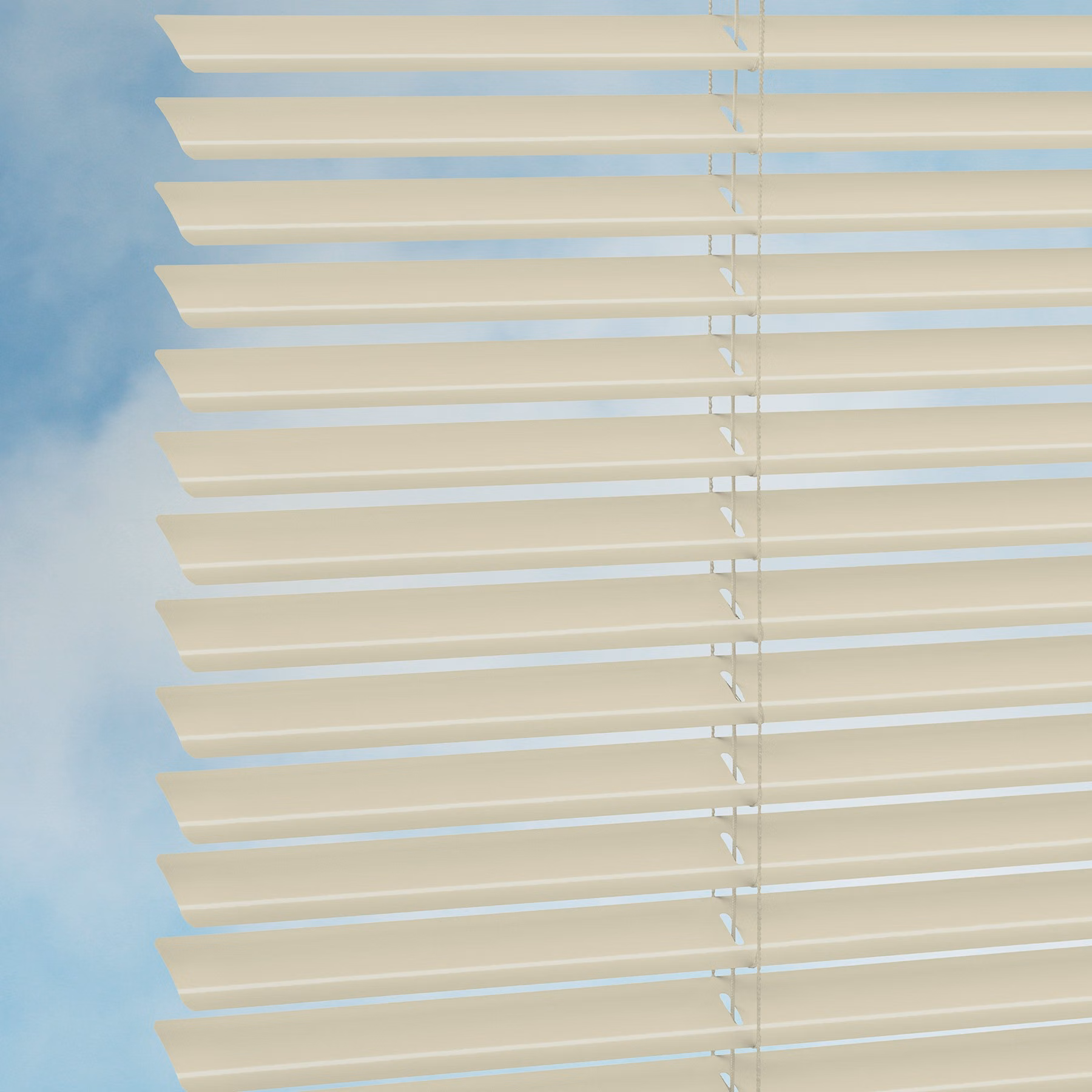 25mm Aluminium Venetian Blind - Egg Shell
