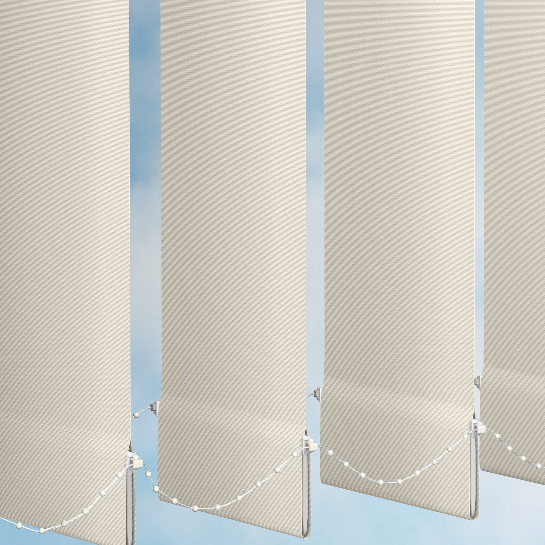 Vertical Blind - Blockout Alabaster