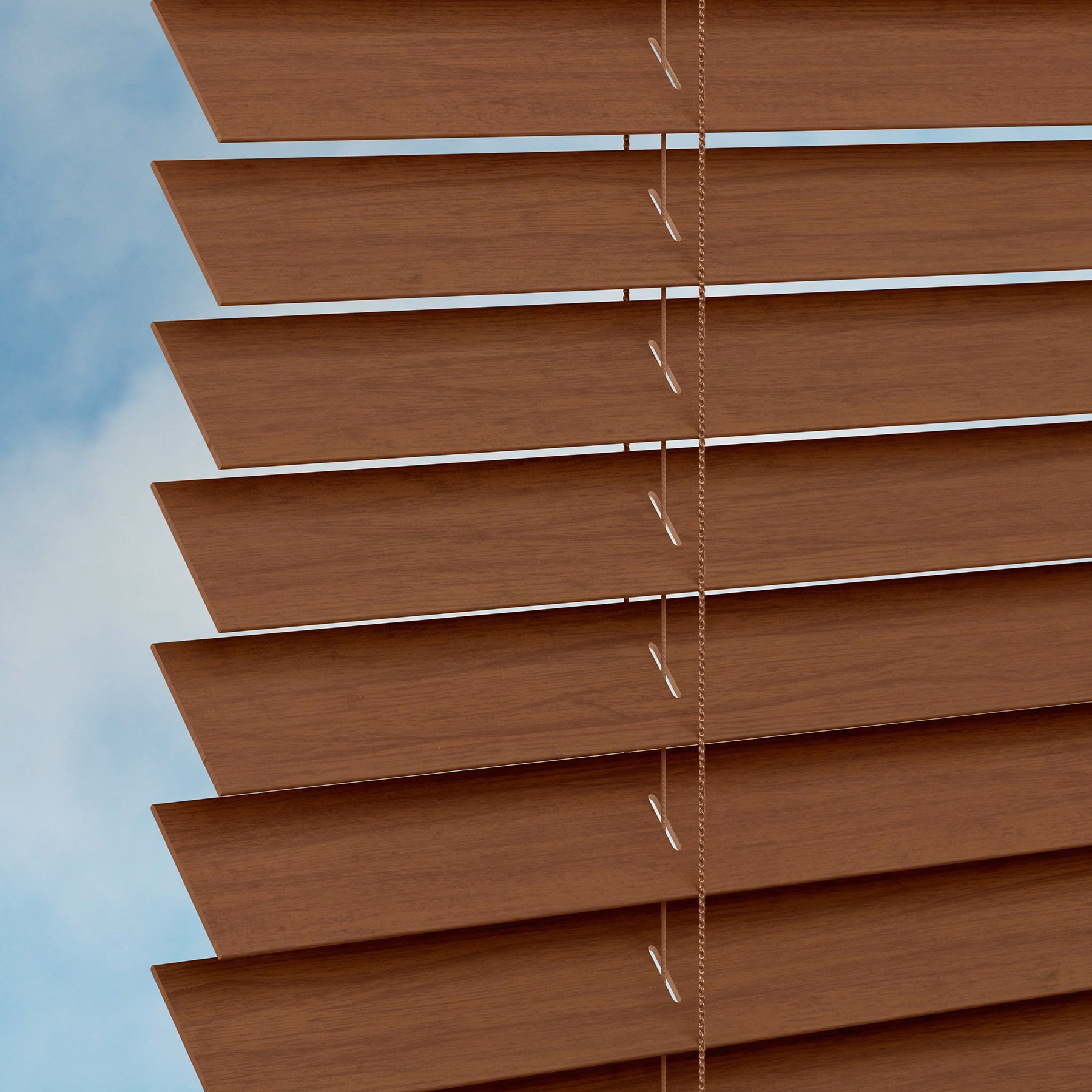 50mm Plaswood Venetian Blind - Old Mill Cherry