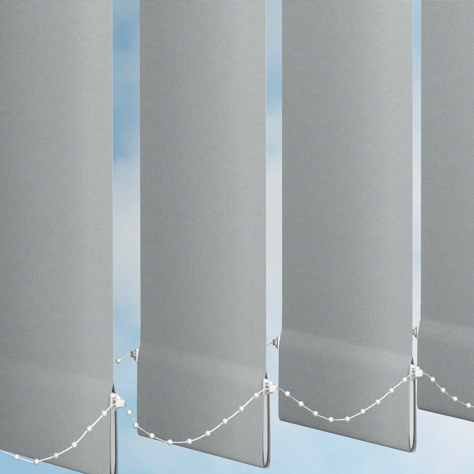 Vertical Blind - Glacier Grey