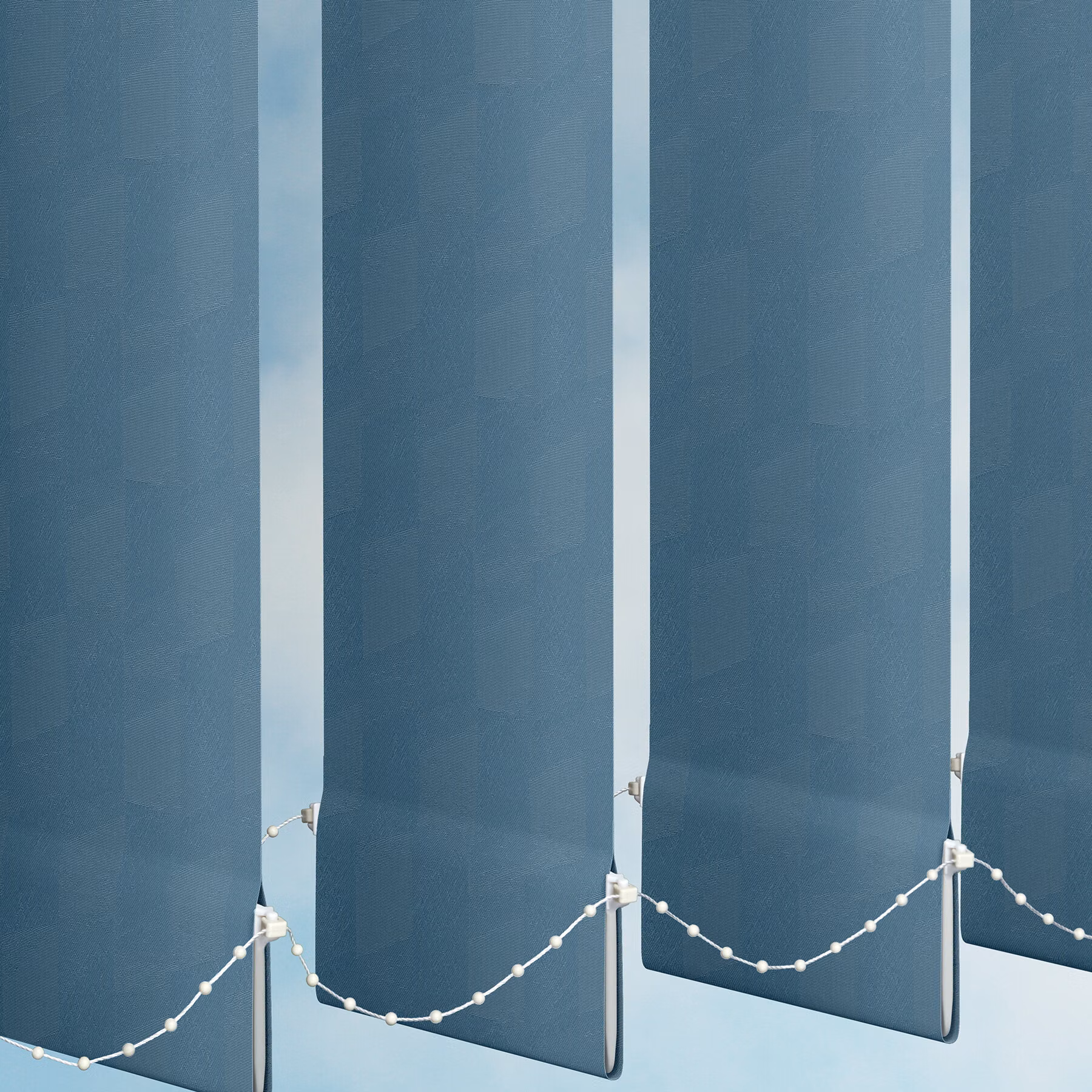 127mm Vertical Blind - Blaze Sea Blue