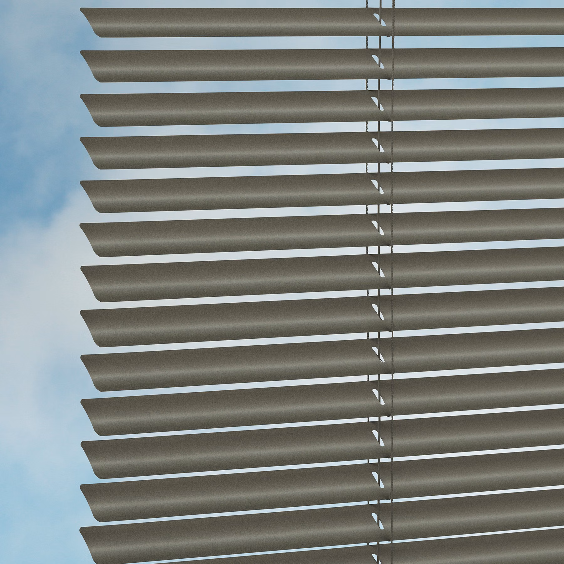 25mm Aluminium Venetian Blind - Shimmer Dark Grey