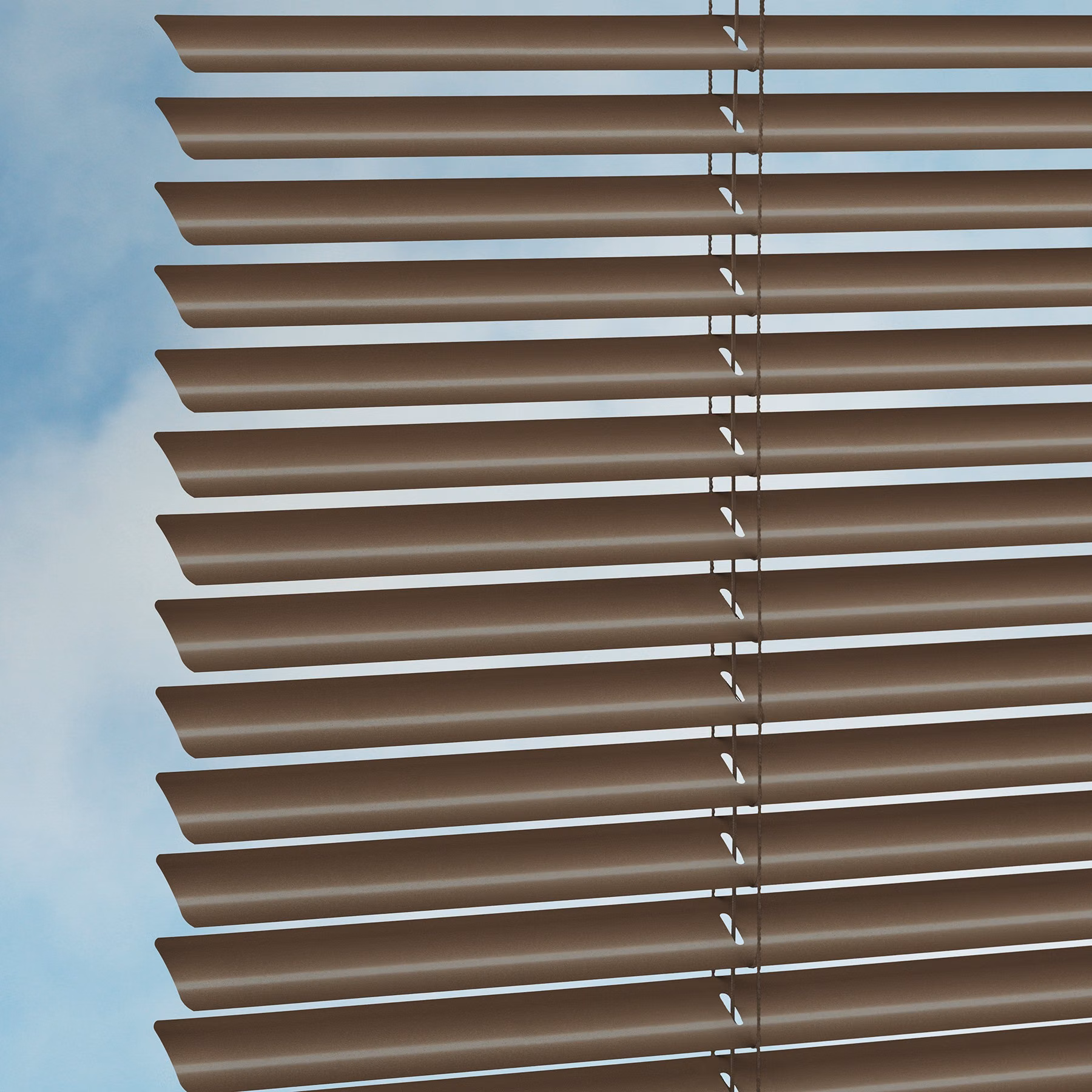 25mm Aluminium Venetian Blind - Shimmer Brown
