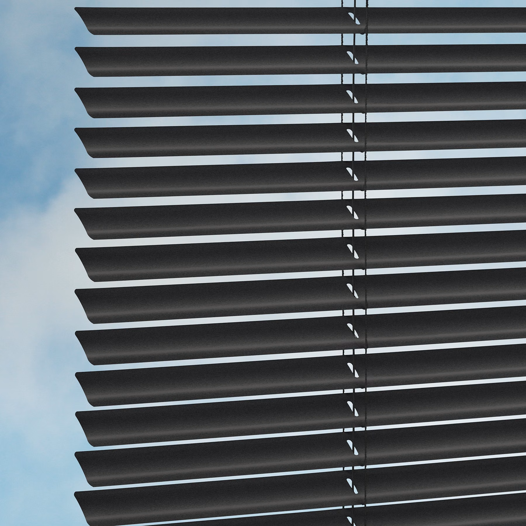 25mm Aluminium Venetian Blind - Shimmer Charcoal