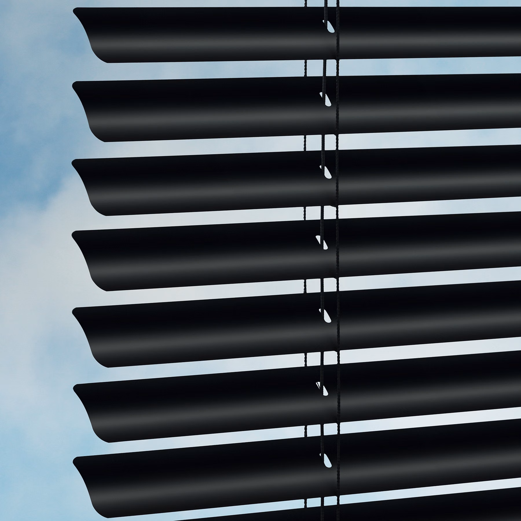 50mm Aluminium Venetian Blind - Black