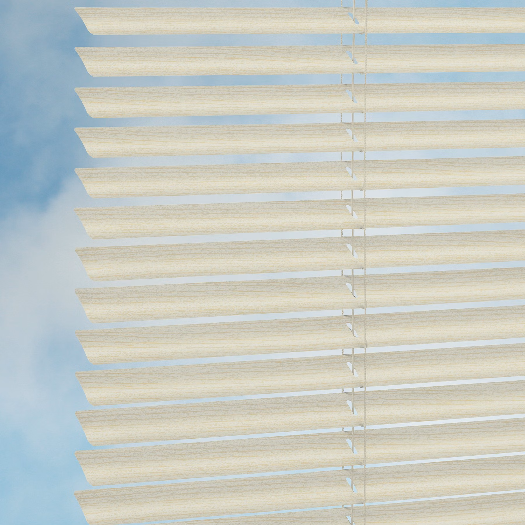 25mm Aluwood "Wood-Look" Venetian Blind - Birch