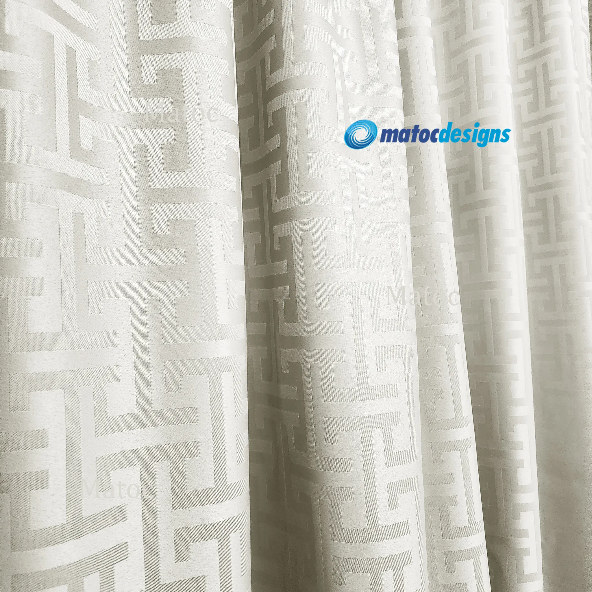 Labyrinth Cream - 280cm Wide