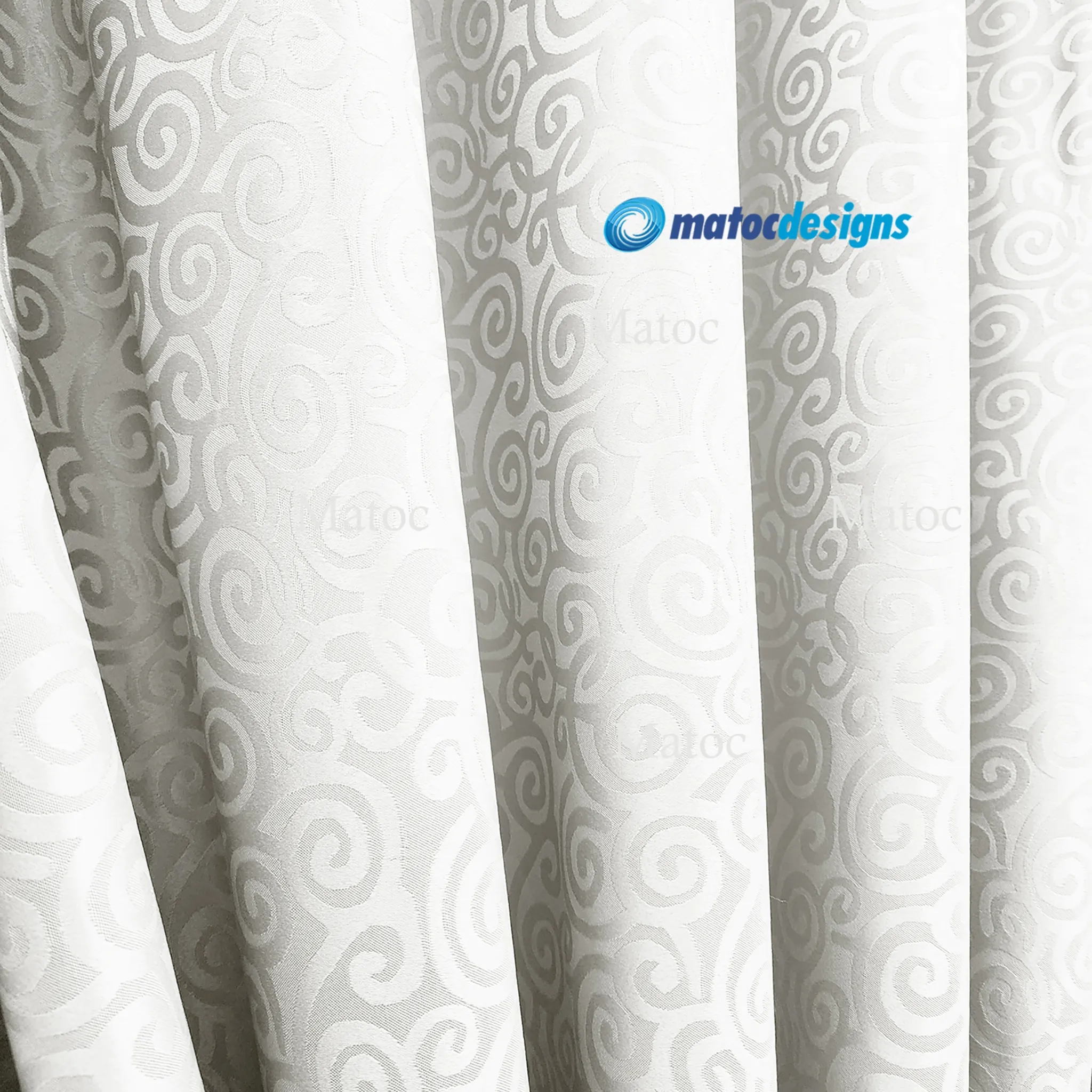 Twirl Cream - 280cm Wide