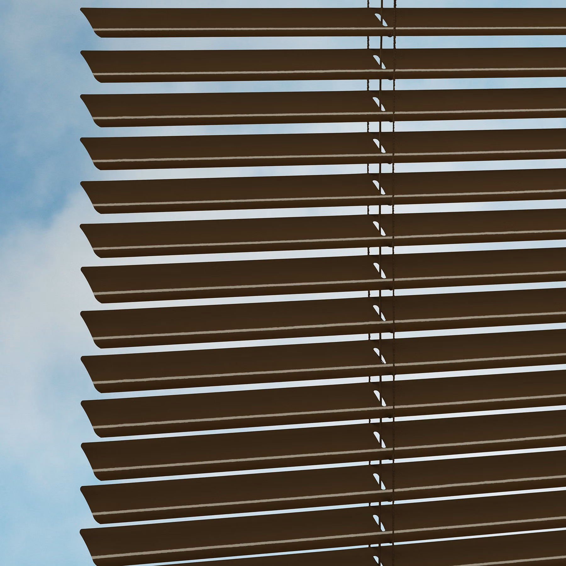 25mm Aluminium Venetian Blind - Brown