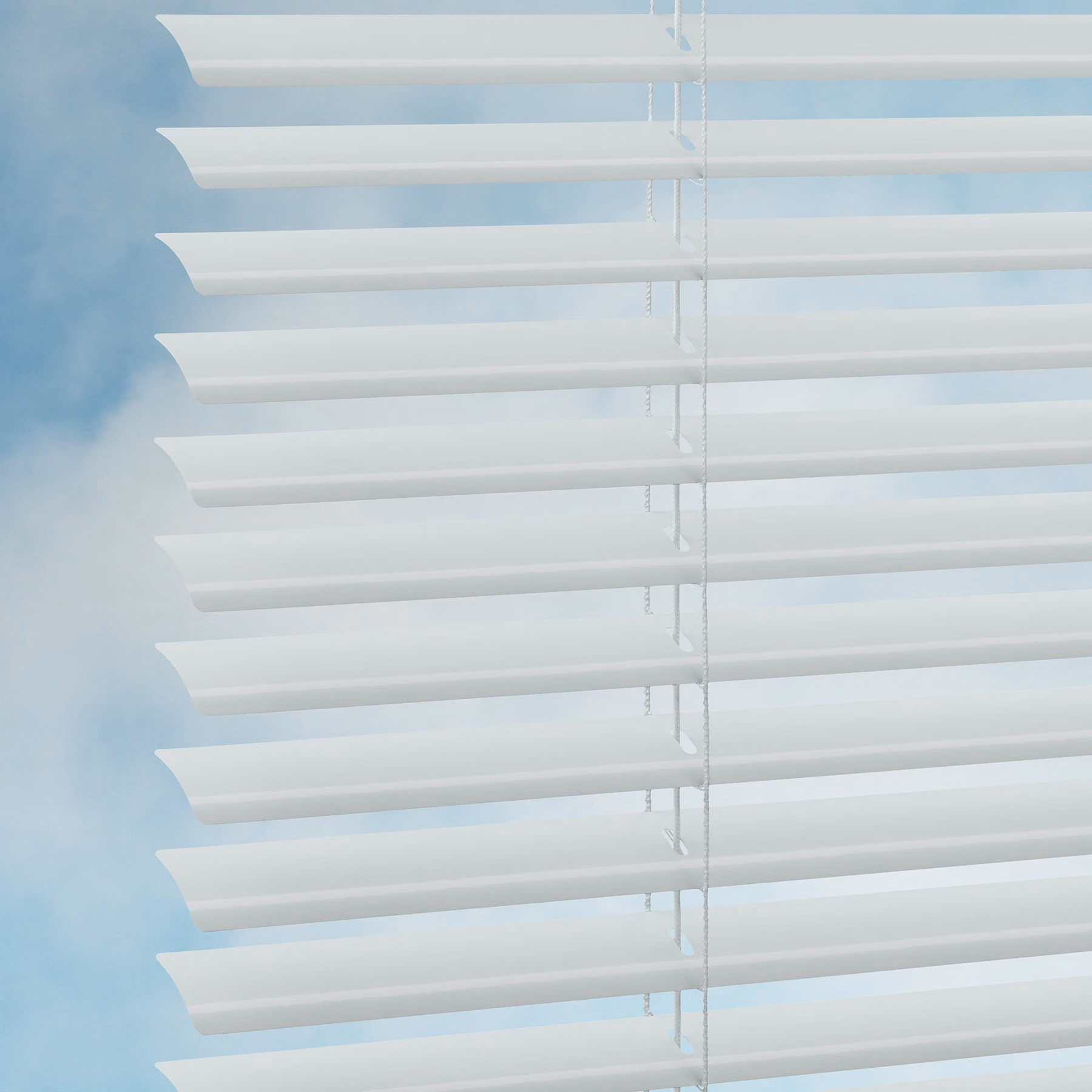 35mm Aluminium Venetian Blind - Glossy White
