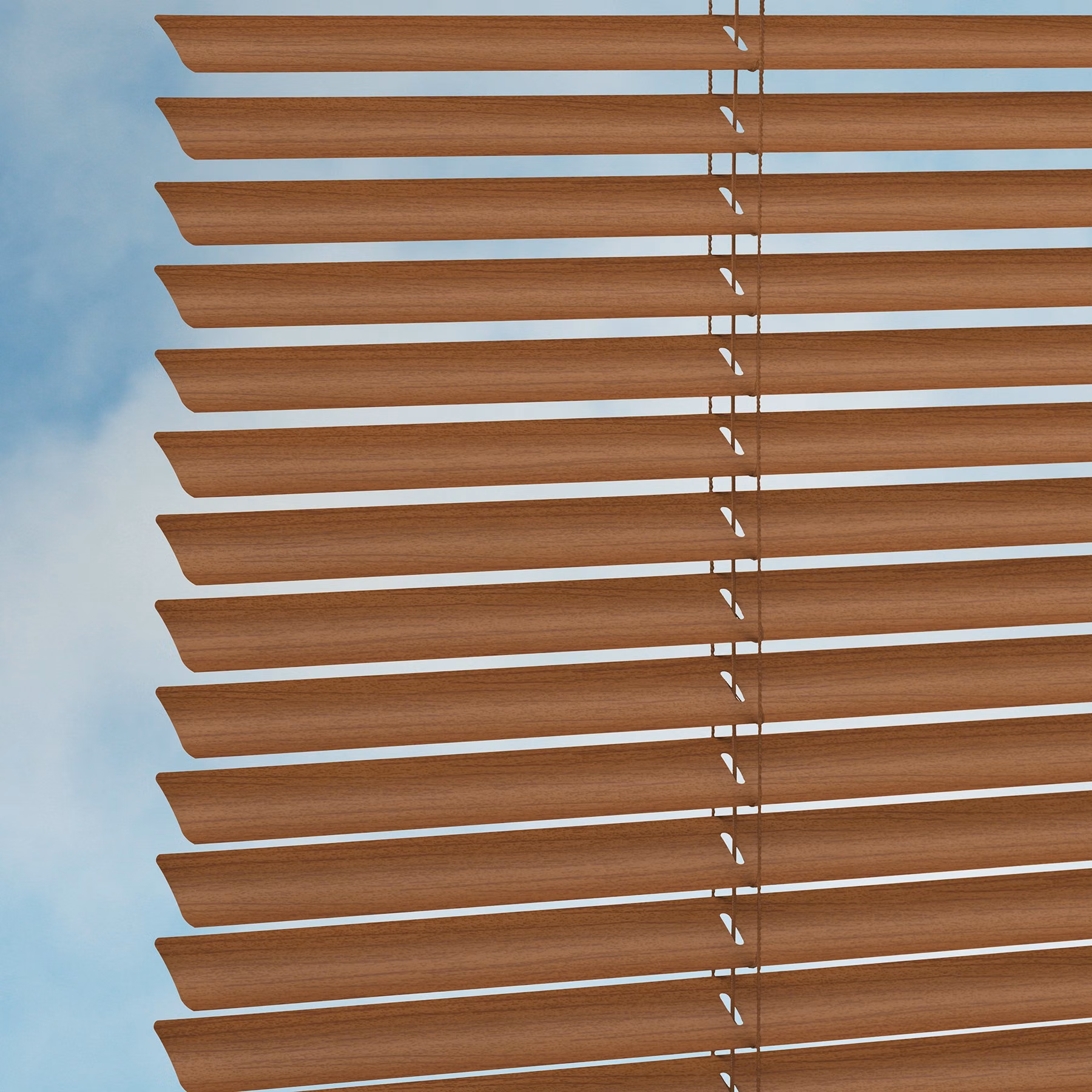 25mm Aluwood "Wood-Look" Venetian Blind - Cherry