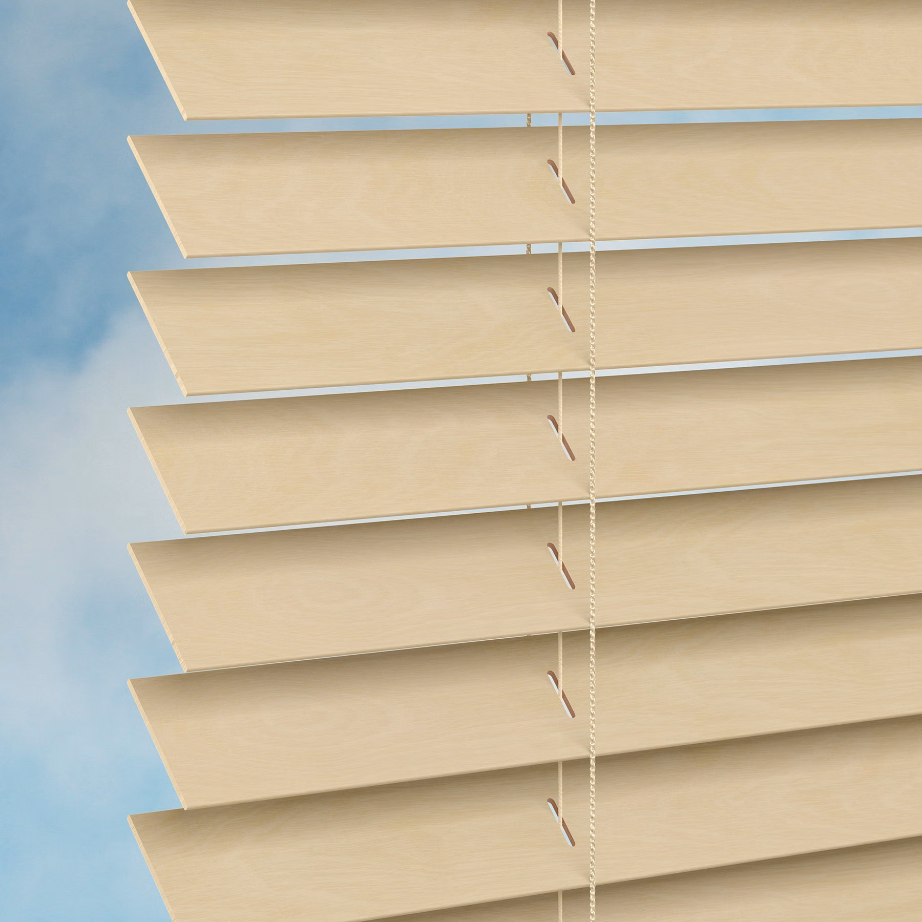 50mm Plaswood Venetian Blind - Old Mill Sand