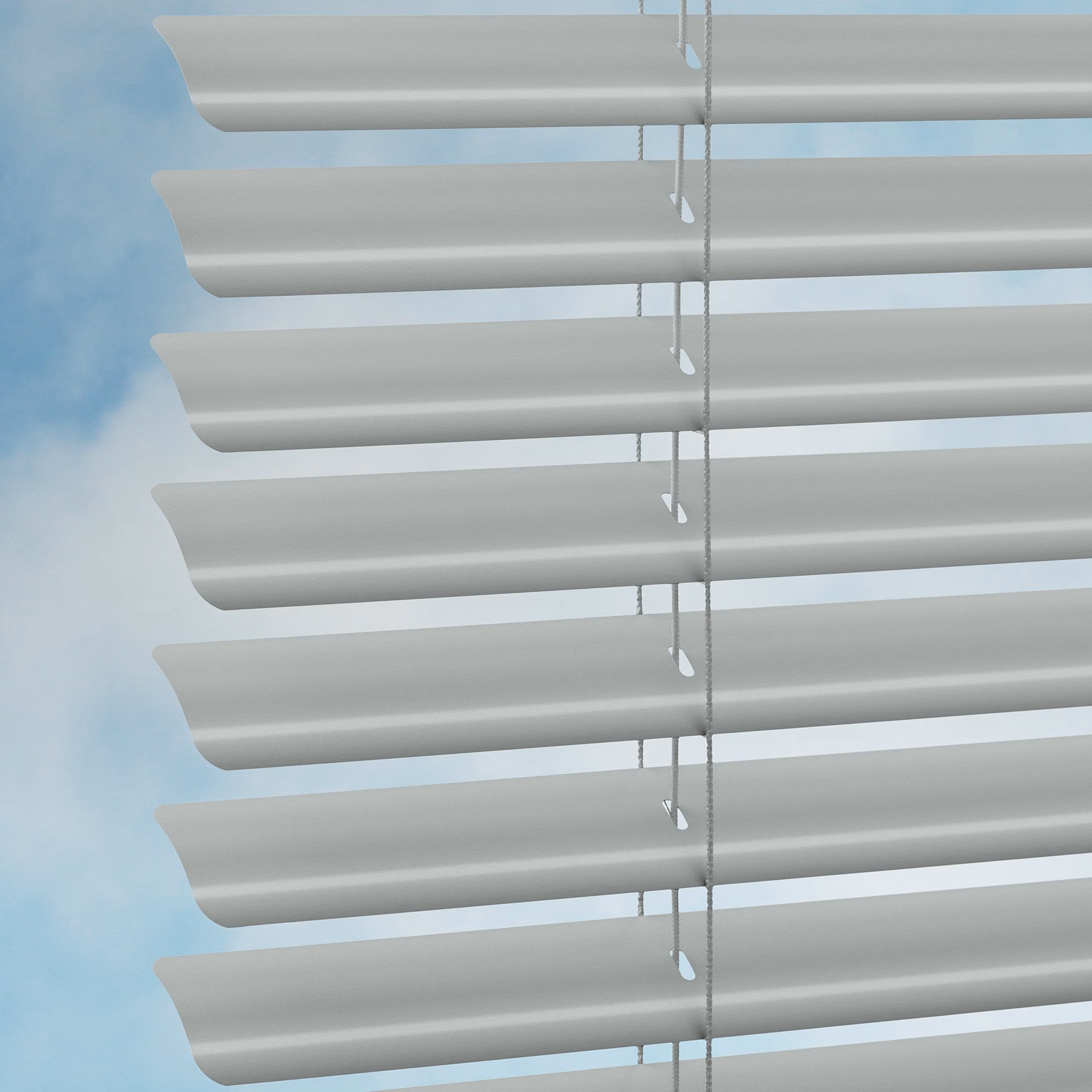 50mm Aluminium Venetian Blind - Shimmer Silver