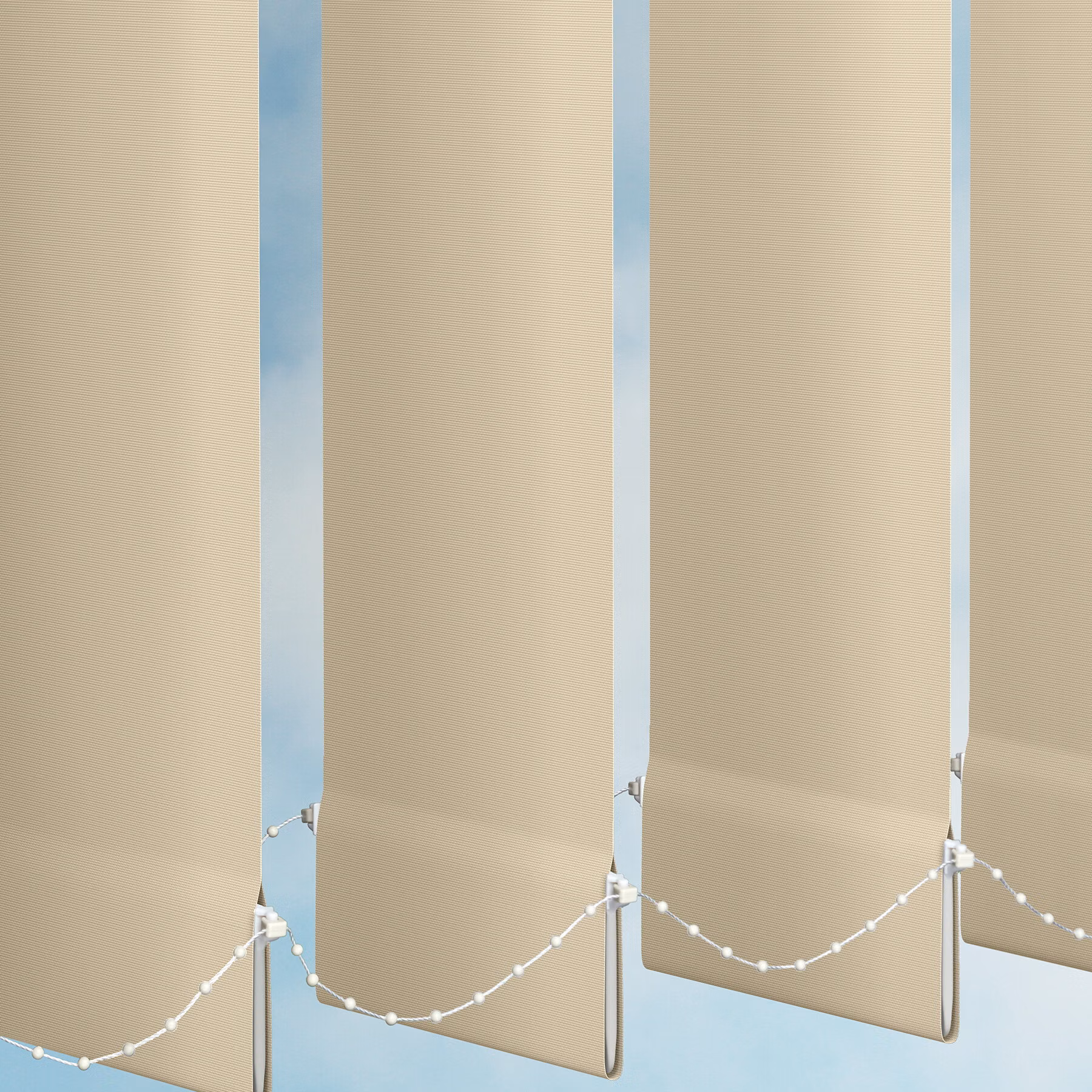 Vertical Blind - Blockout Fawn