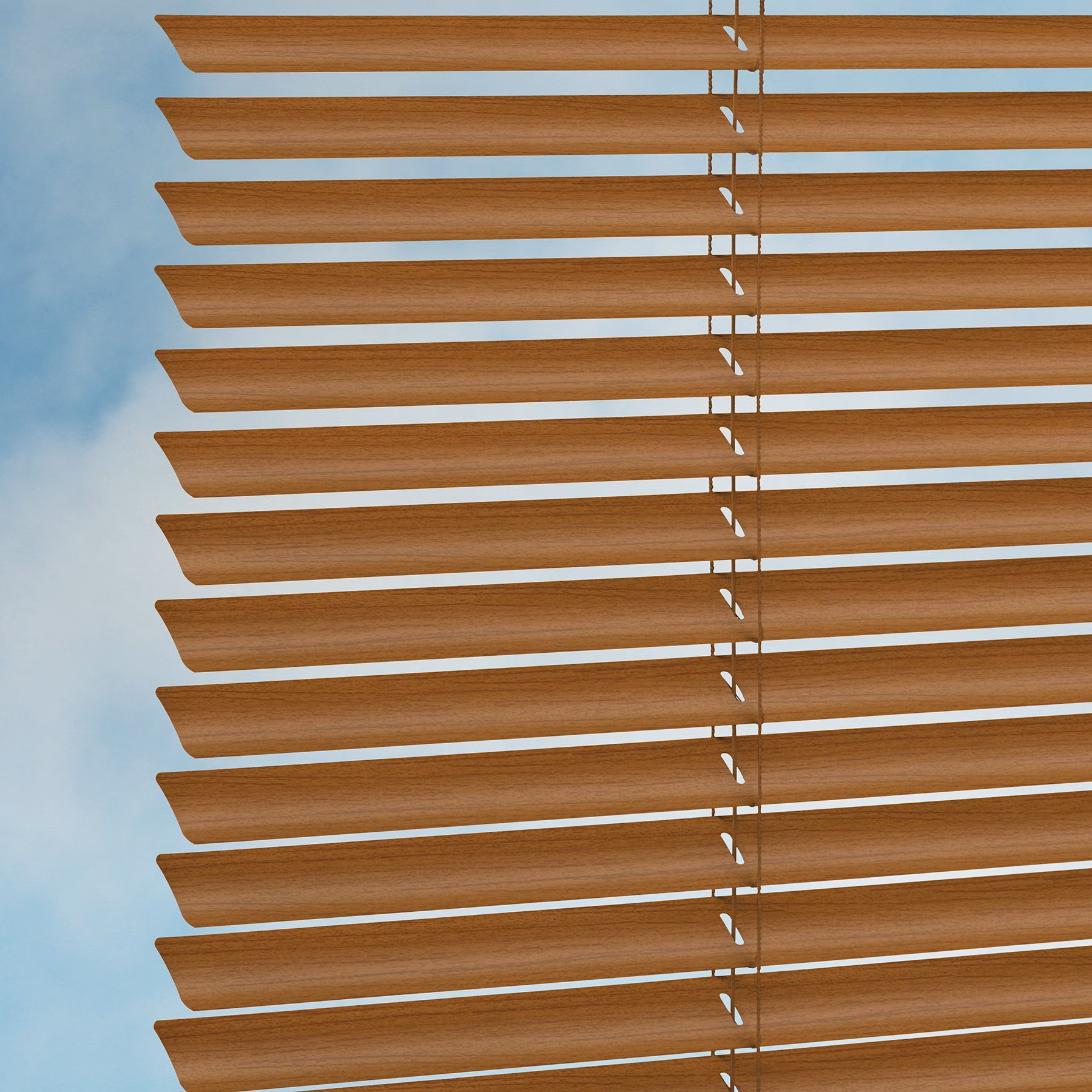 25mm Aluwood "Wood-Look" Venetian Blind - Walnut