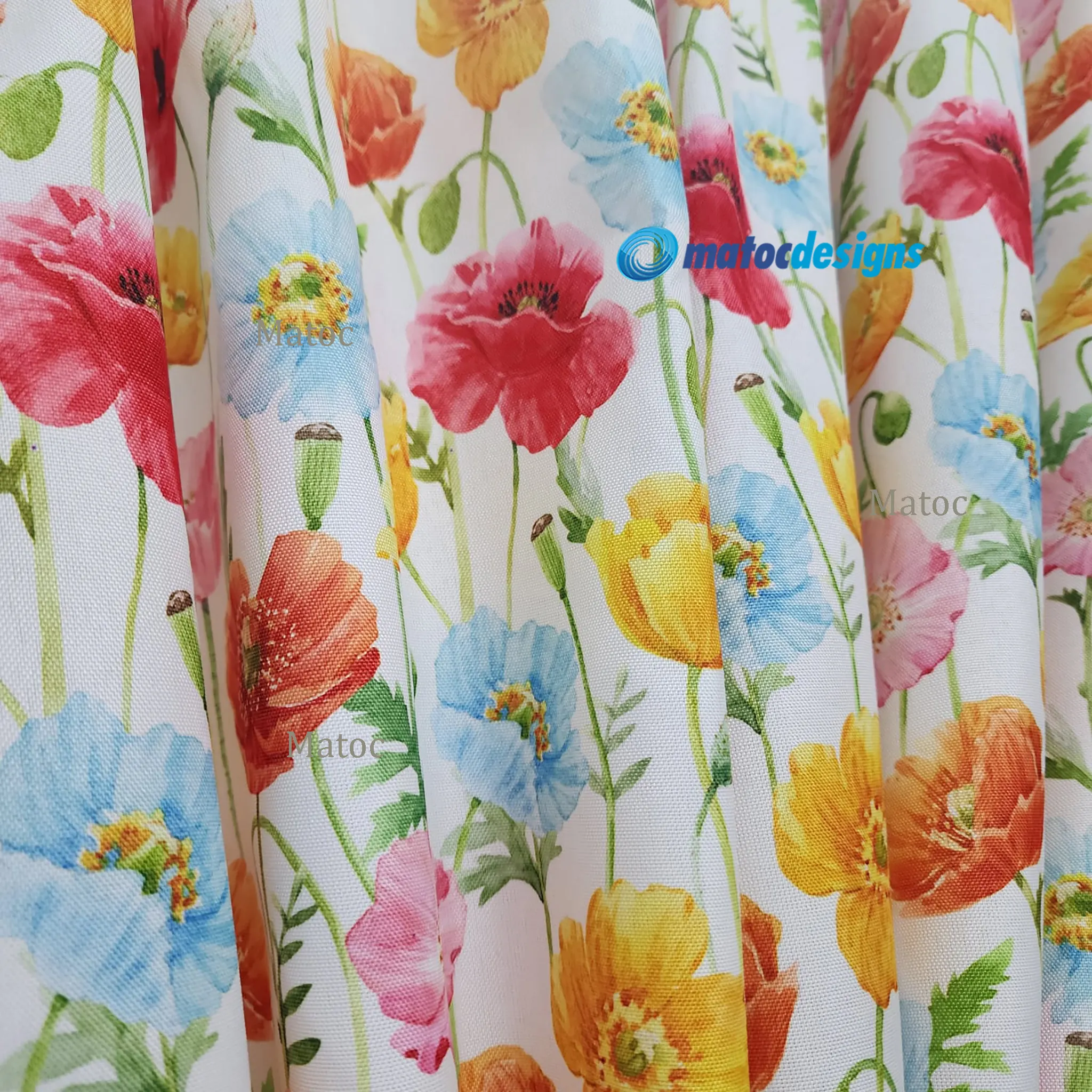 Field Poppy - 150cm Wide