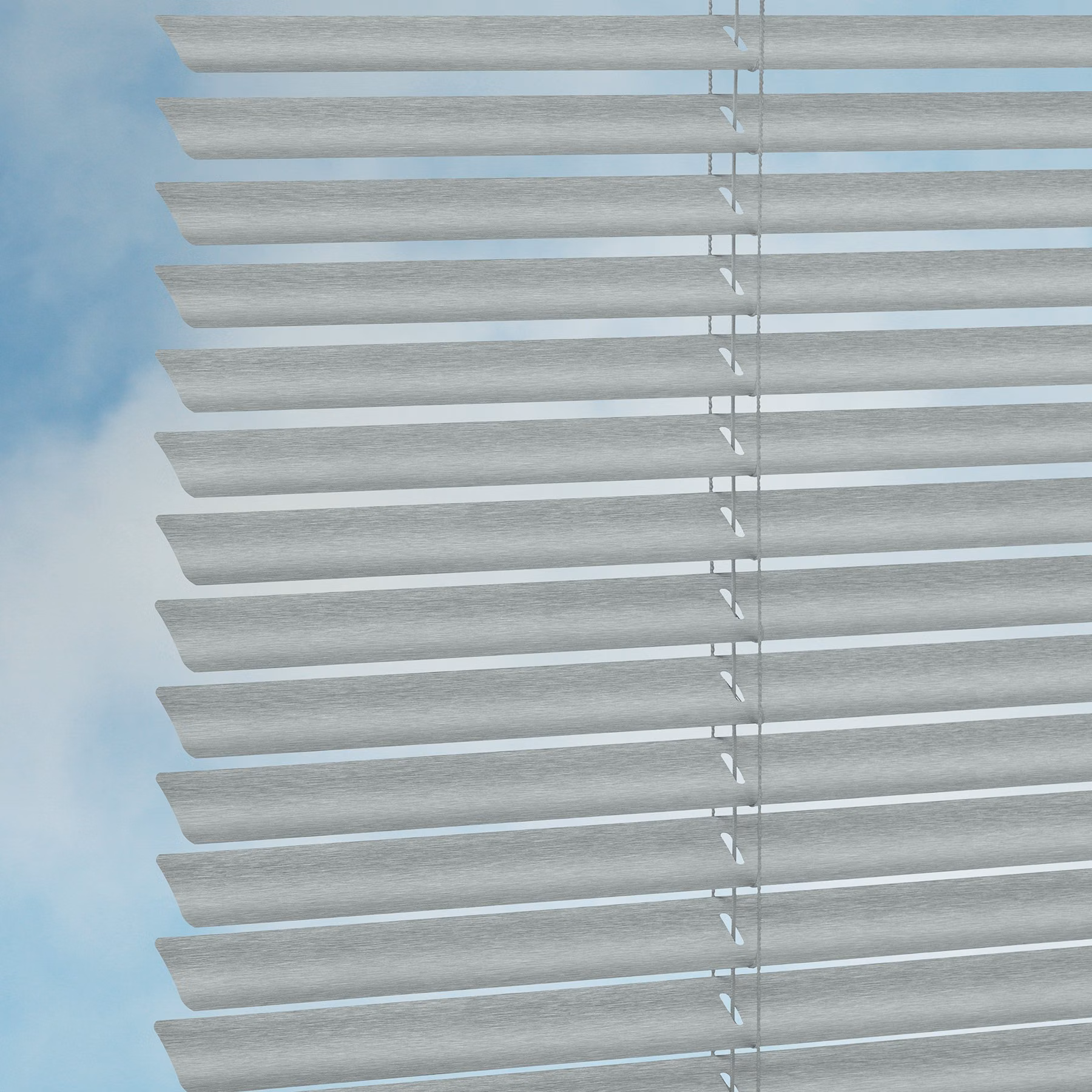 25mm Aluminium Venetian Blind - Brushed Grey