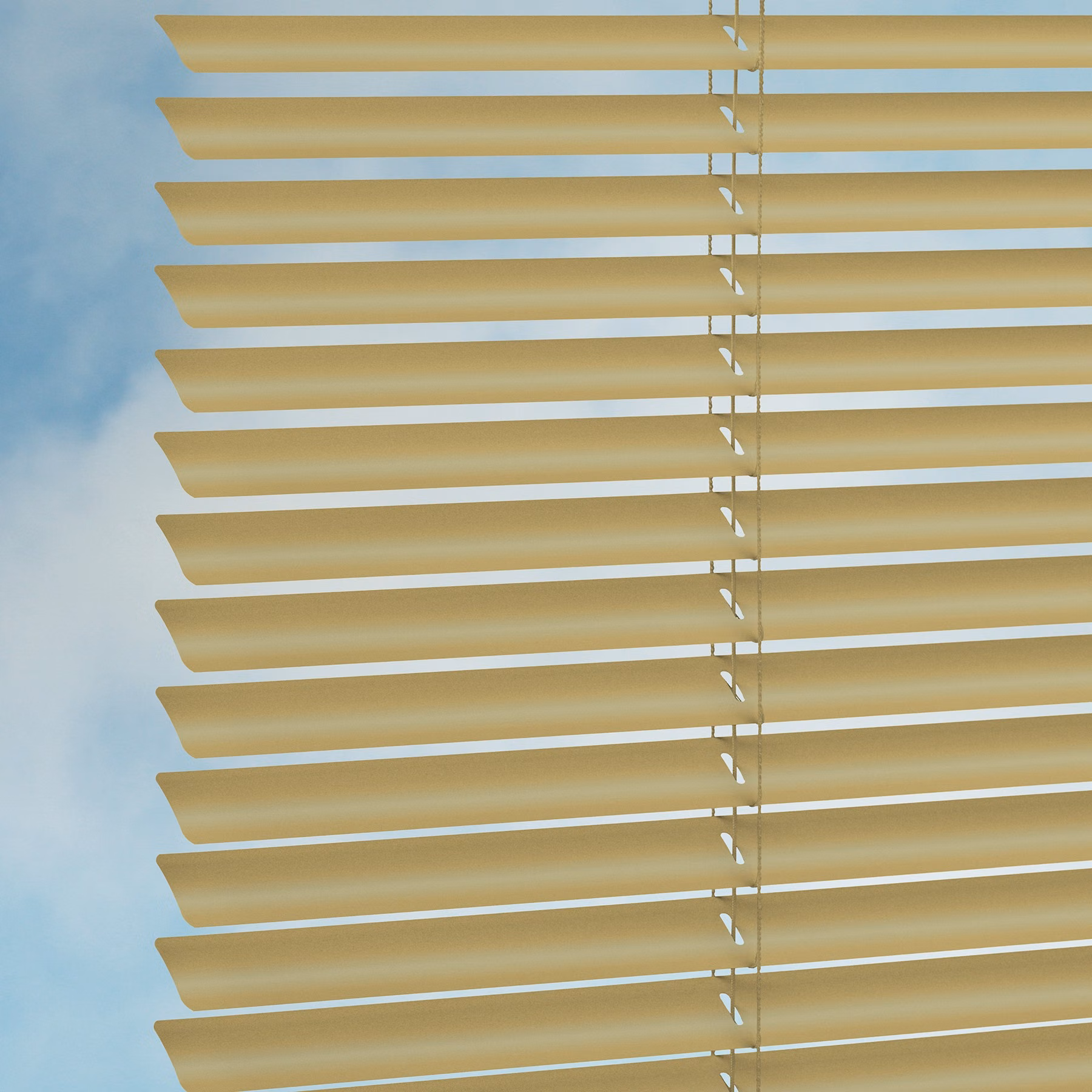 25mm Aluminium Venetian Blind - Gold