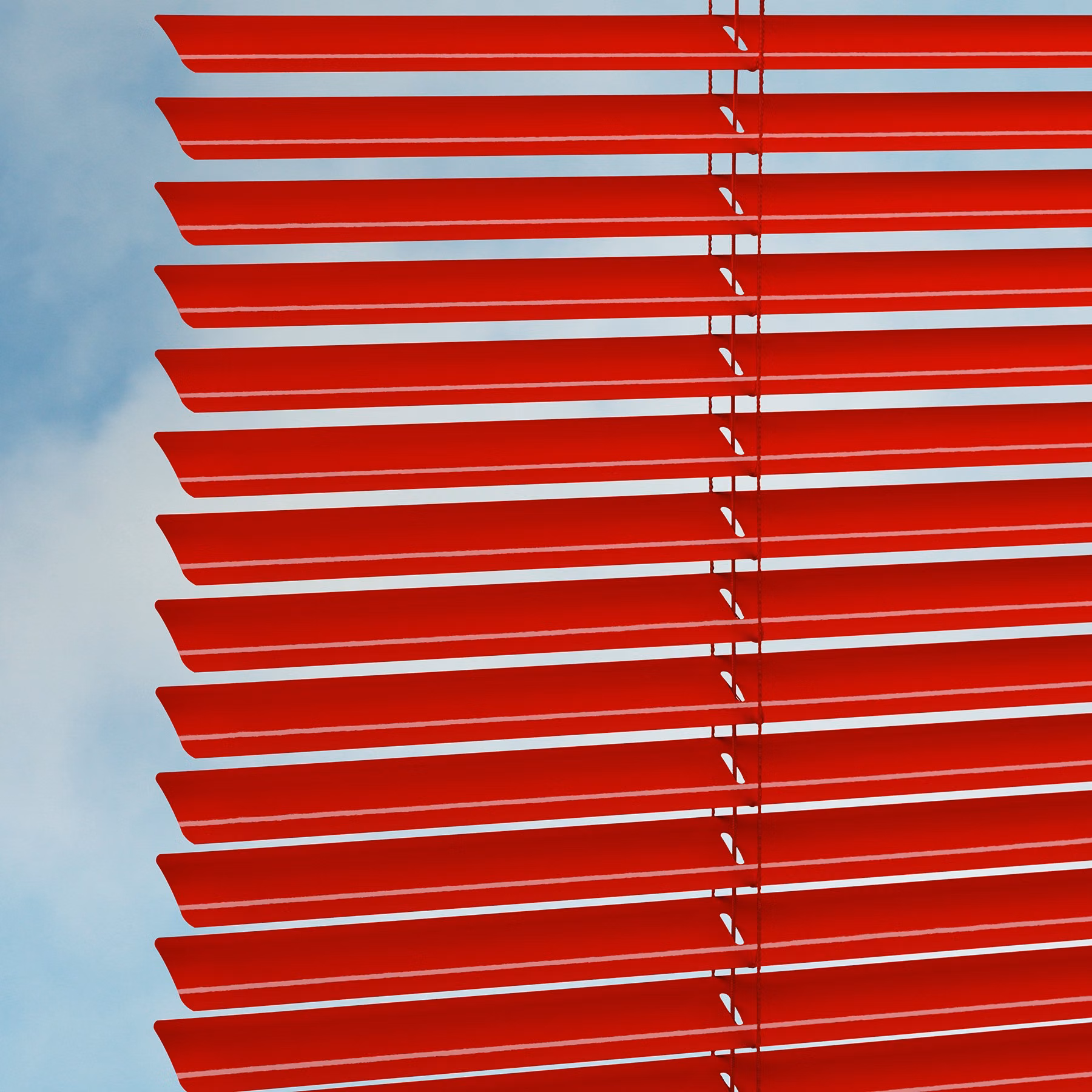 25mm Aluminium Venetian Blind - Red