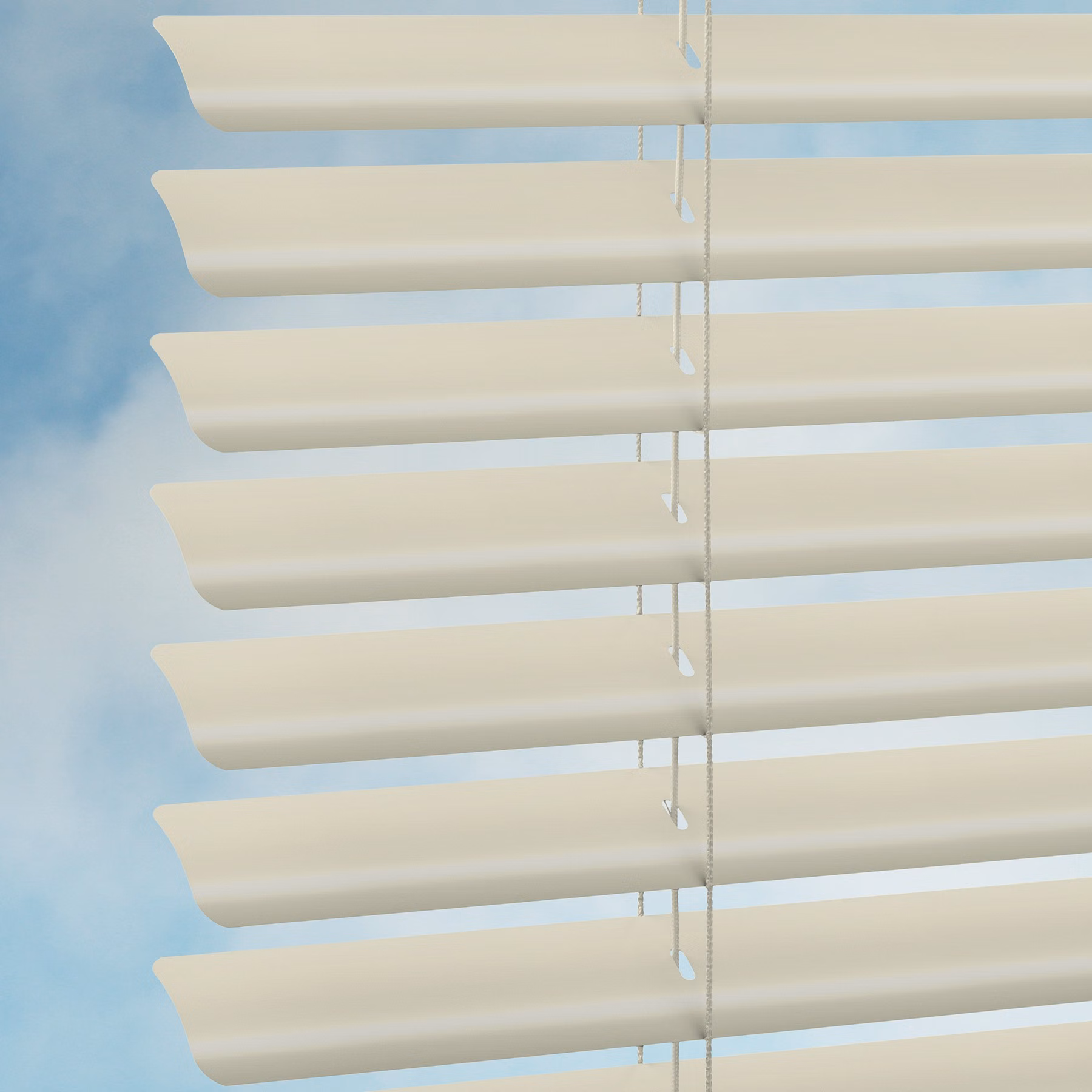 50mm Aluminium Venetian Blind - Cream