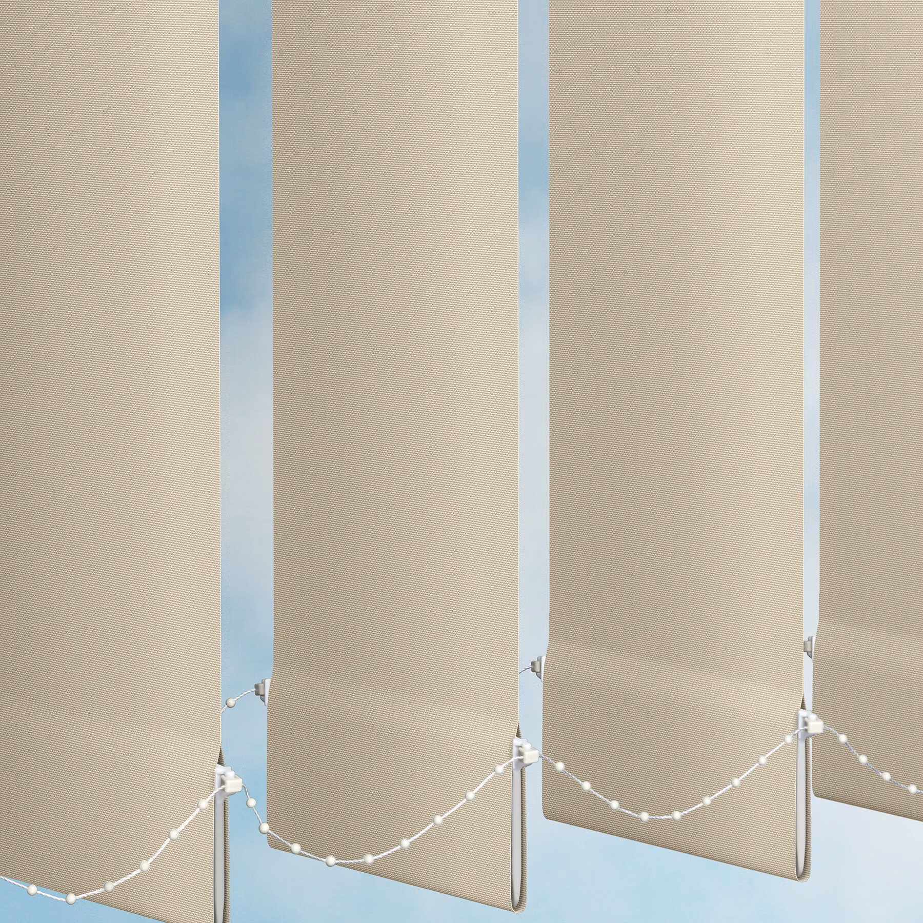 Vertical Blind - Glacier Fawn