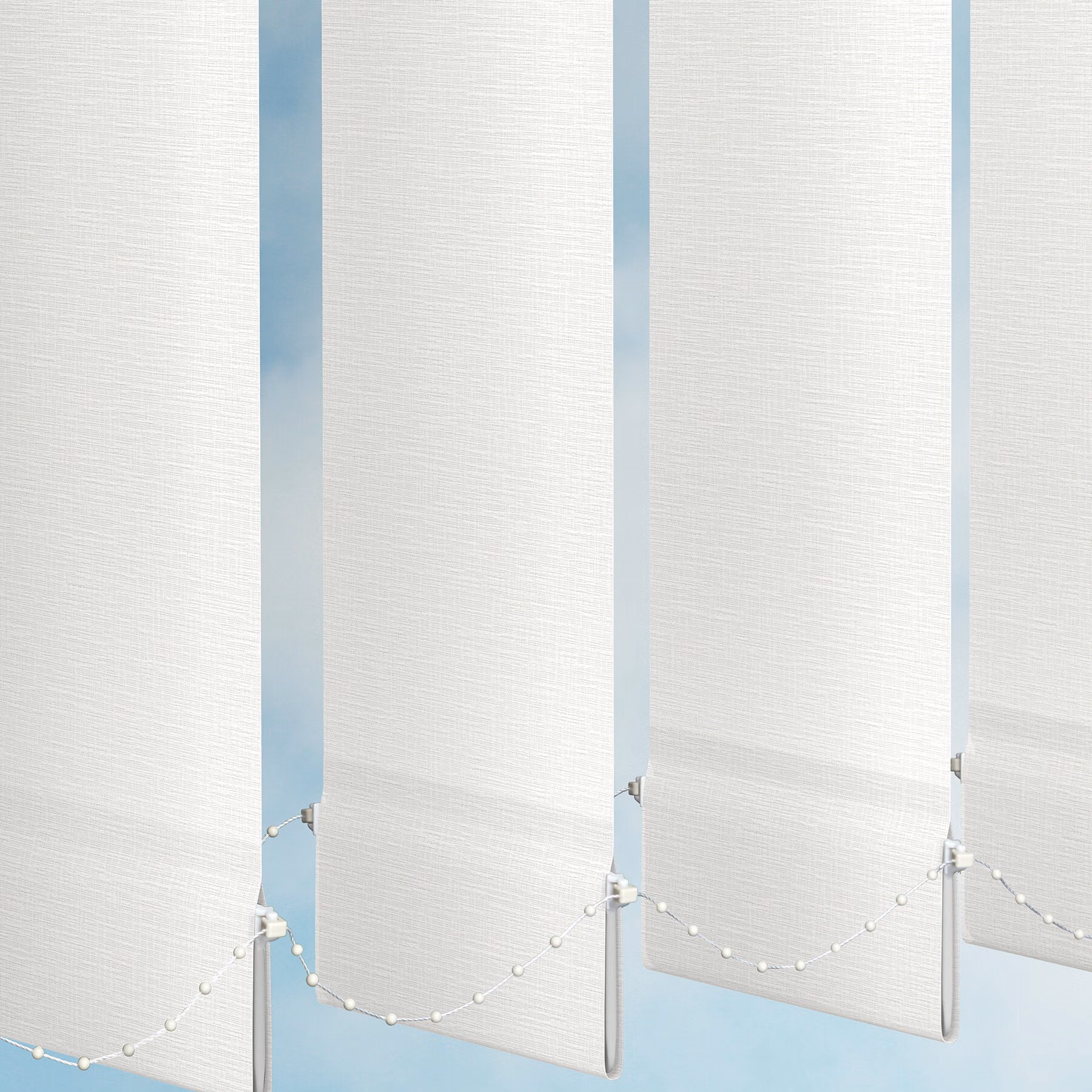 127mm Vertical Blind - Alpacca White