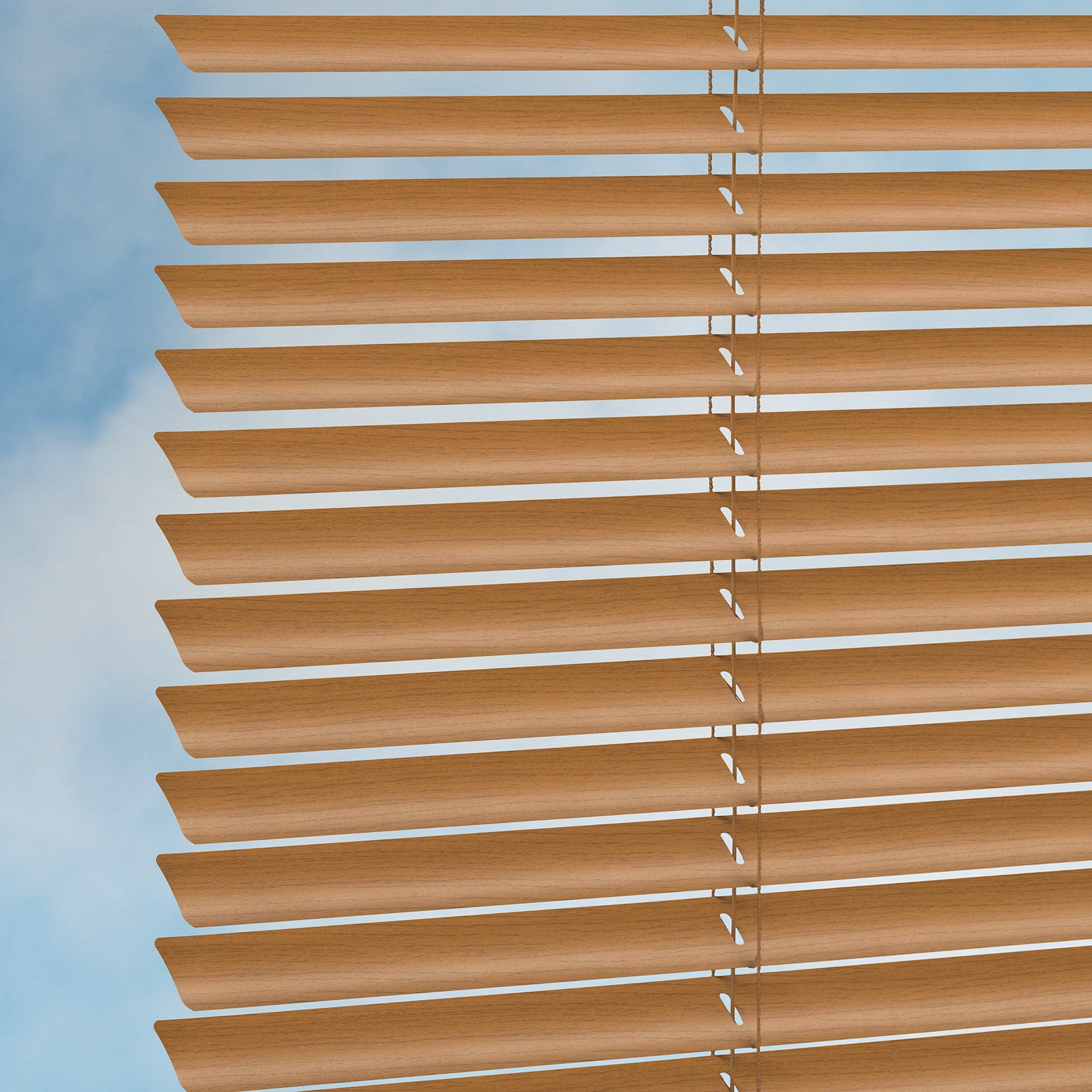 25mm Aluwood "Wood-Look" Venetian Blind - Oak
