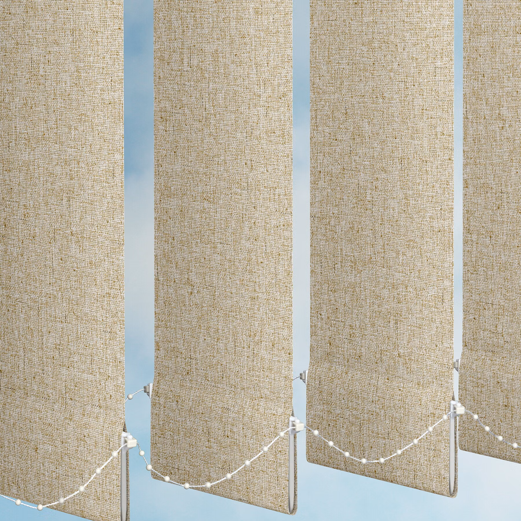 Vertical Blind - Rayon Fawn