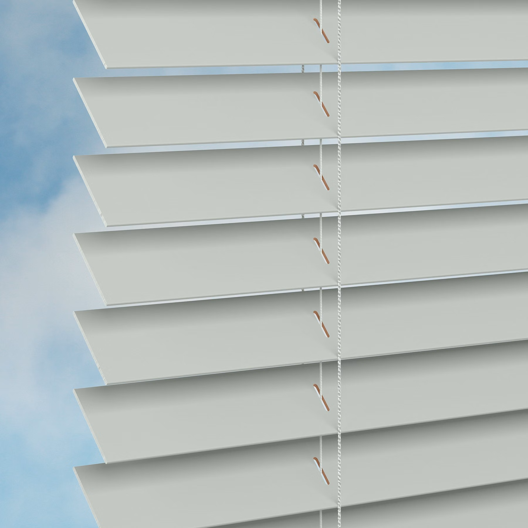 50mm Plaswood Venetian Blind - Timeless Mist