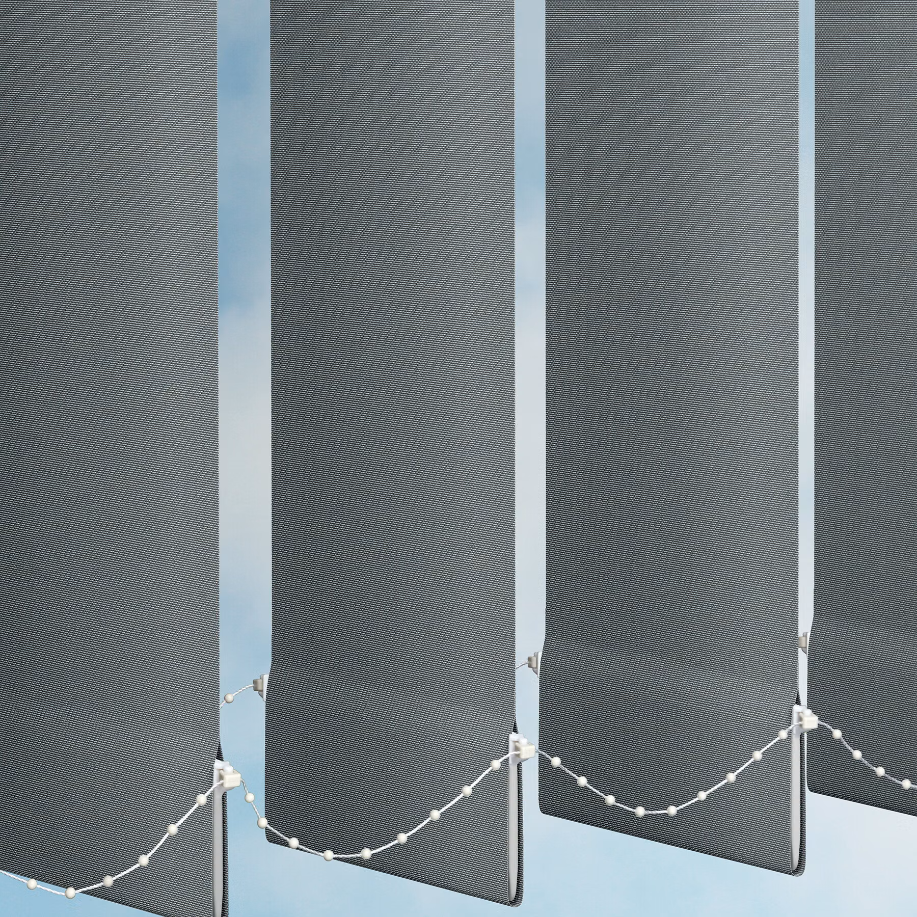 Vertical Blind - Glacier Charcoal