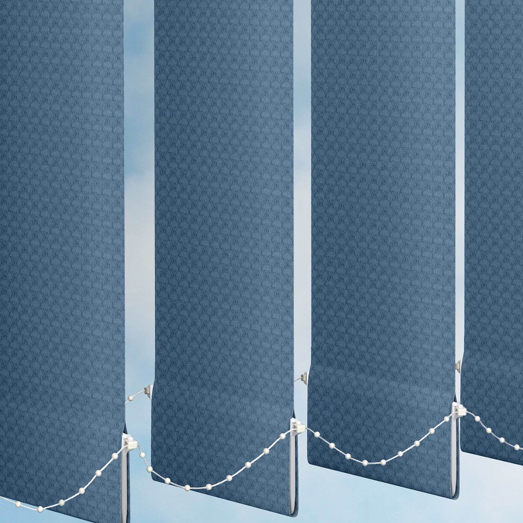 127mm Vertical Blind - Regal Sea Blue