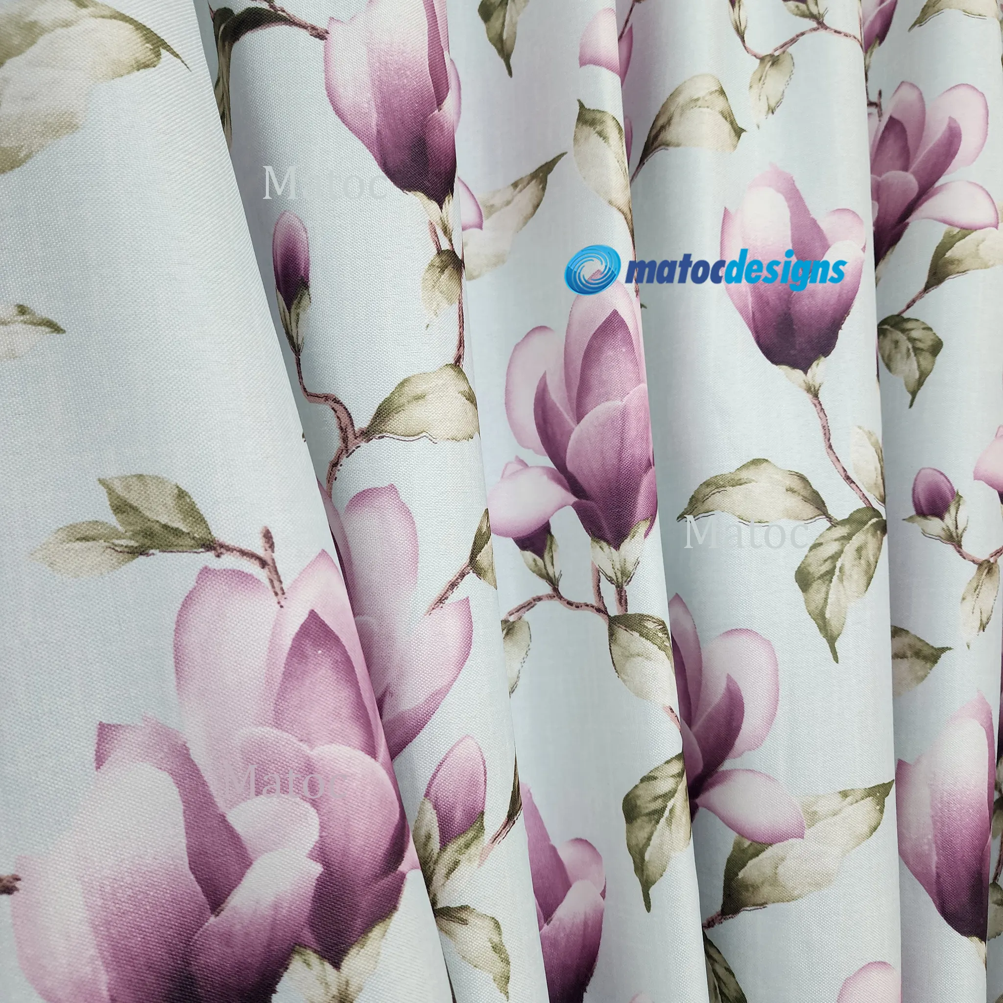 Sky Purple Flower - 280cm Wide