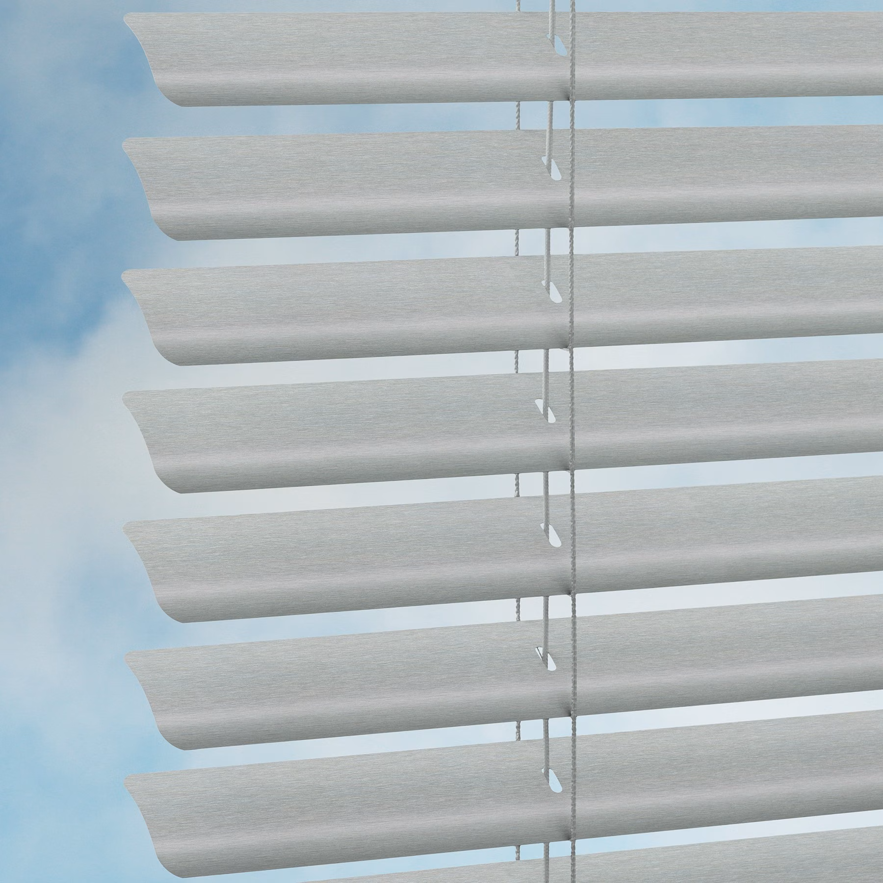 50mm Aluminium Venetian Blind - Brushed Grey