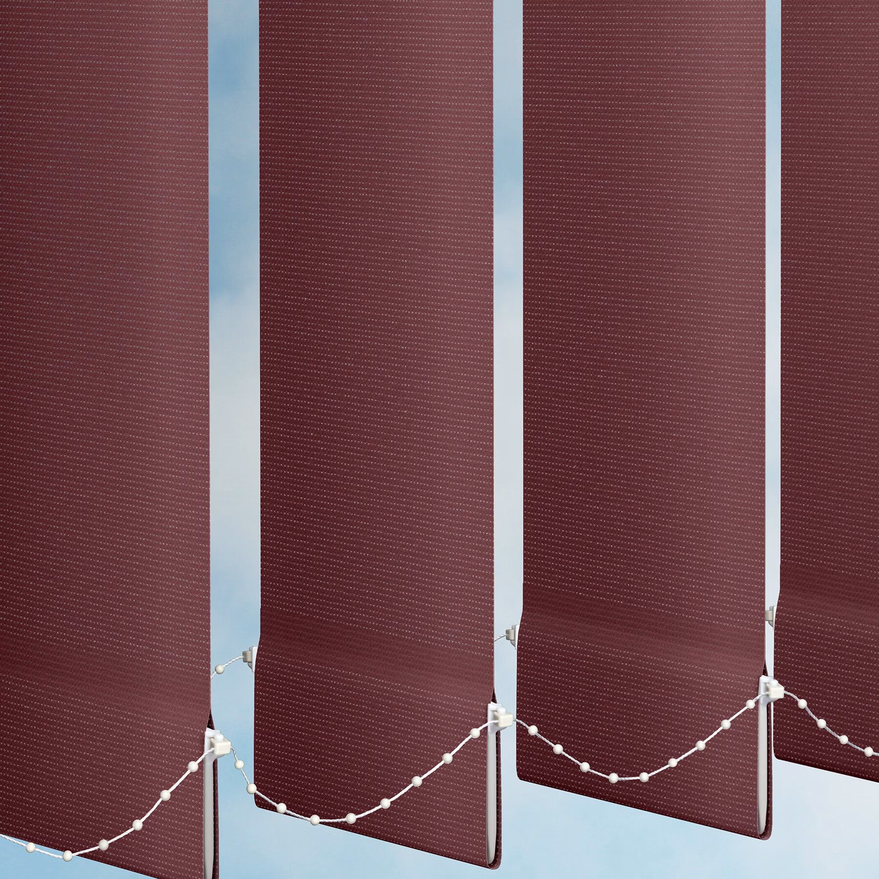 Vertical Blind - Maggie Deep Burgundy