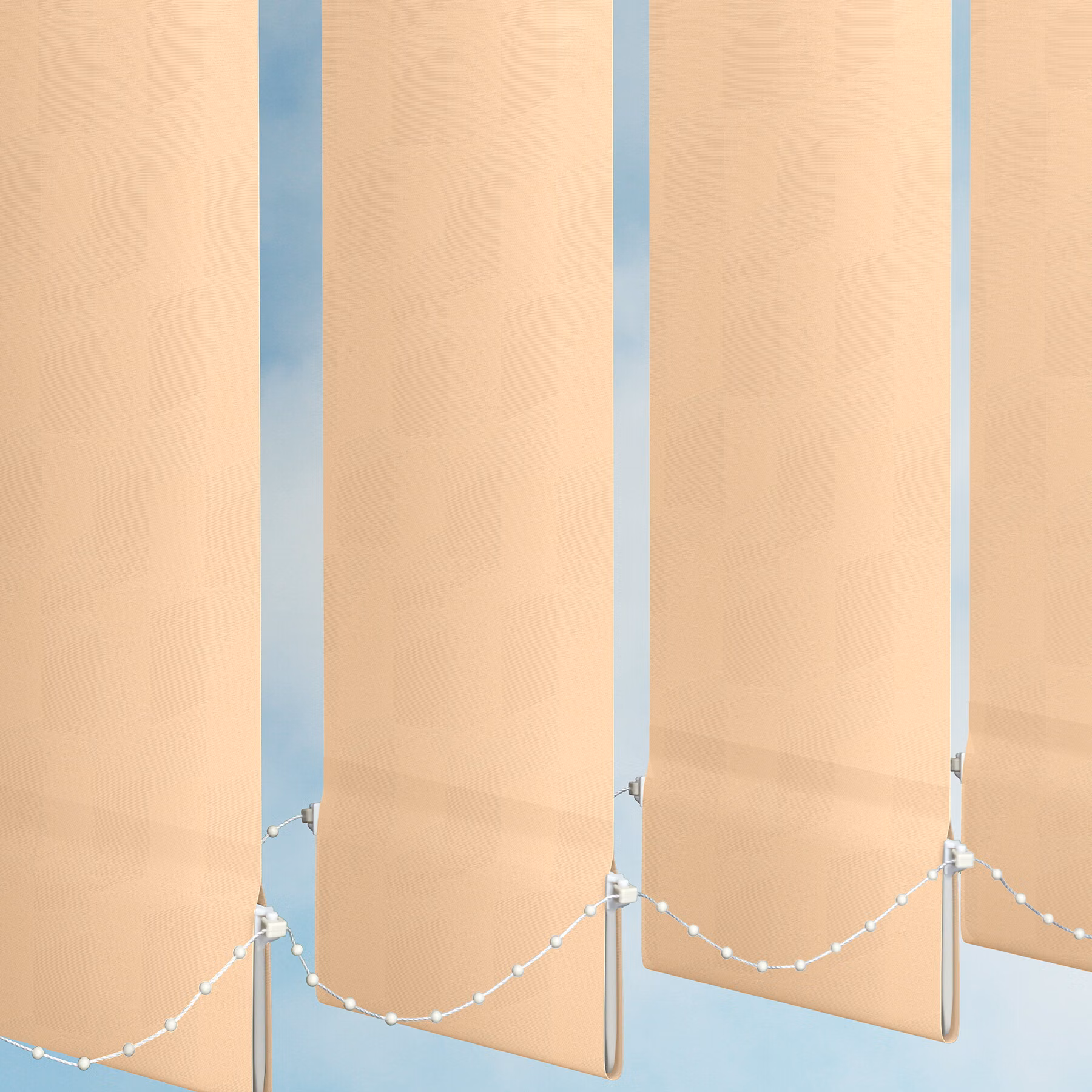127mm Vertical Blind - Blaze Cream