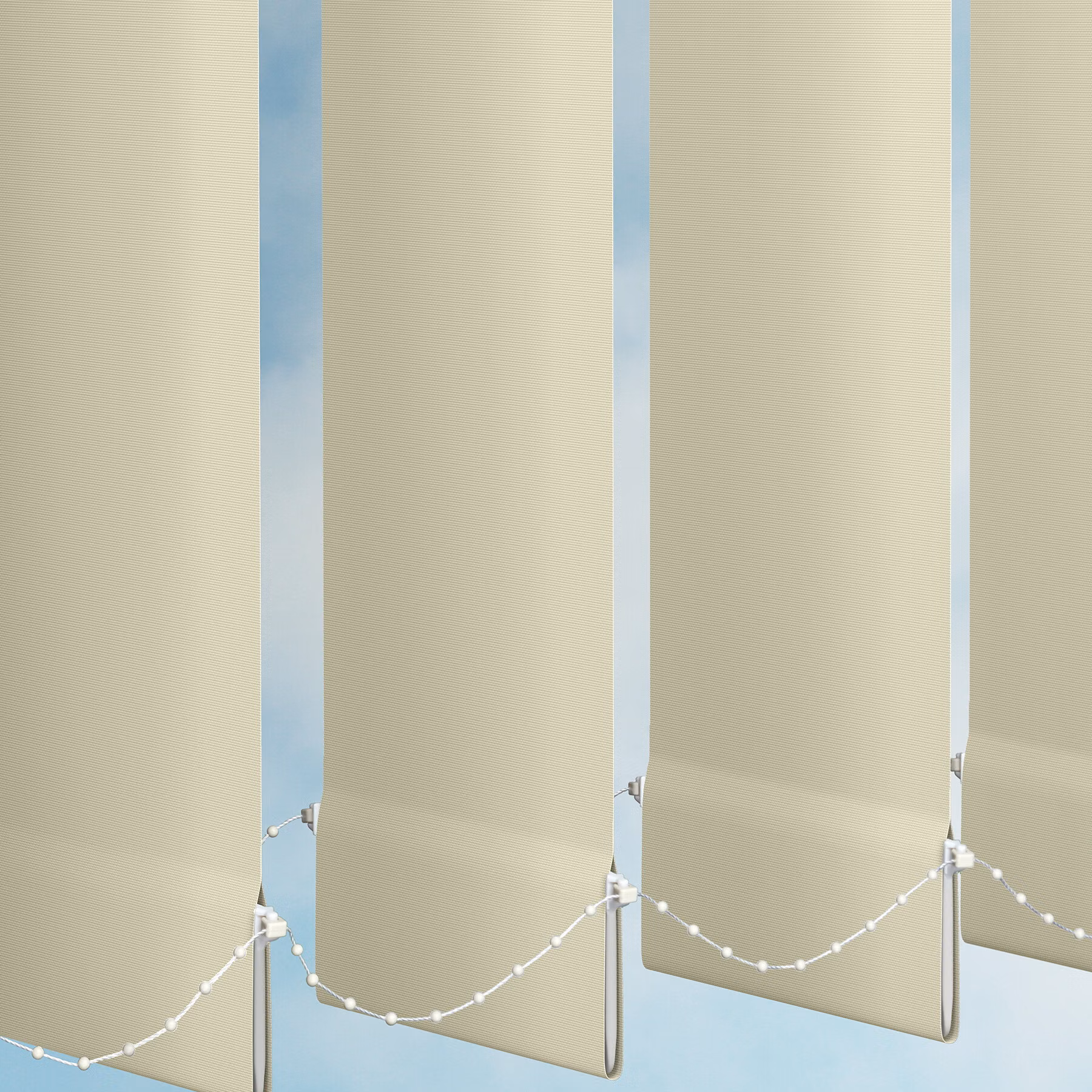 Vertical Blind - Blockout Ivory Mist